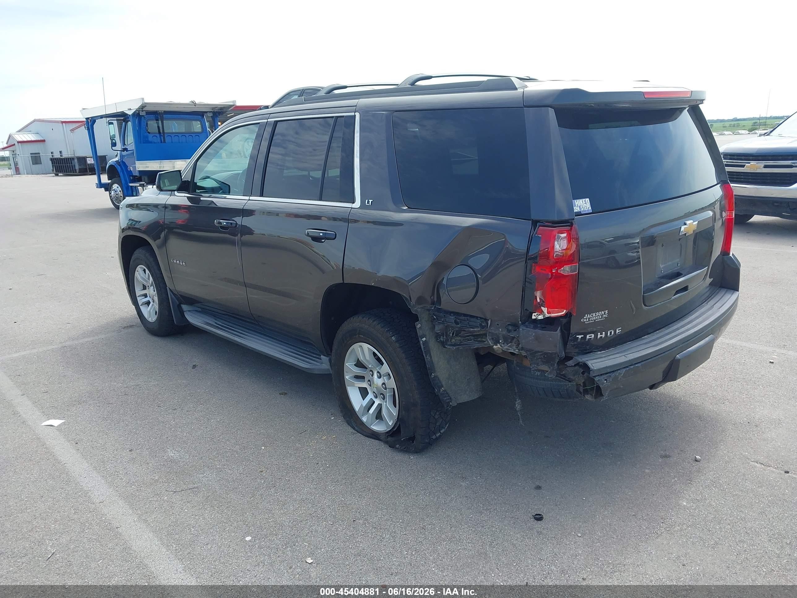 2015 Chevrolet Tahoe Lt Gray vin: 1GNSKBKC7FR178263