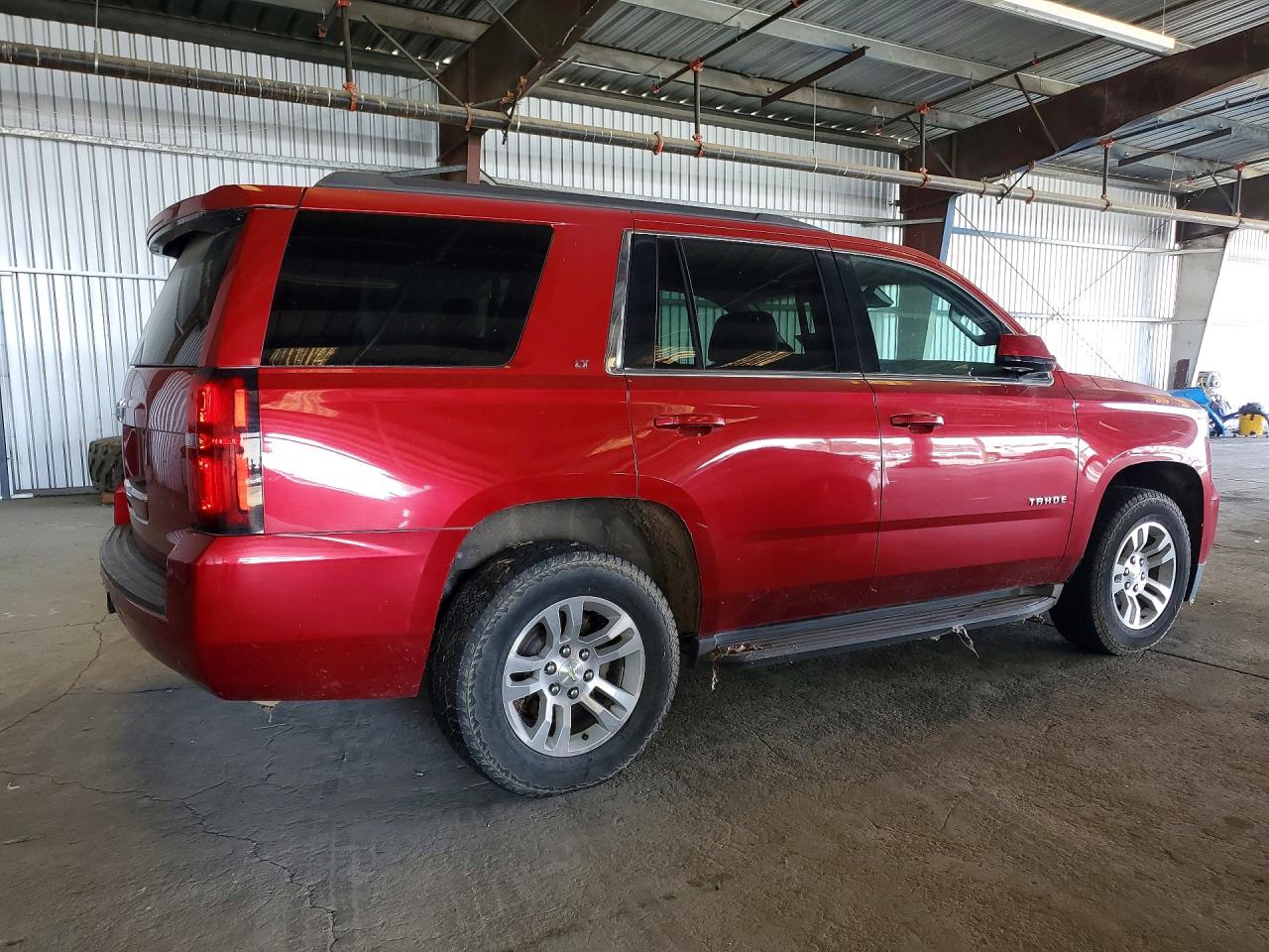 2015 Chevrolet Tahoe Red vin: 1GNSKBKC7FR247775