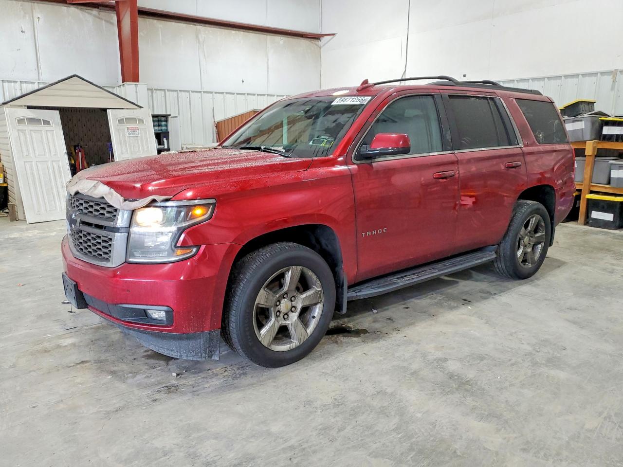 2015 Chevrolet Tahoe K1500 Lt Red vin: 1GNSKBKC7FR722275