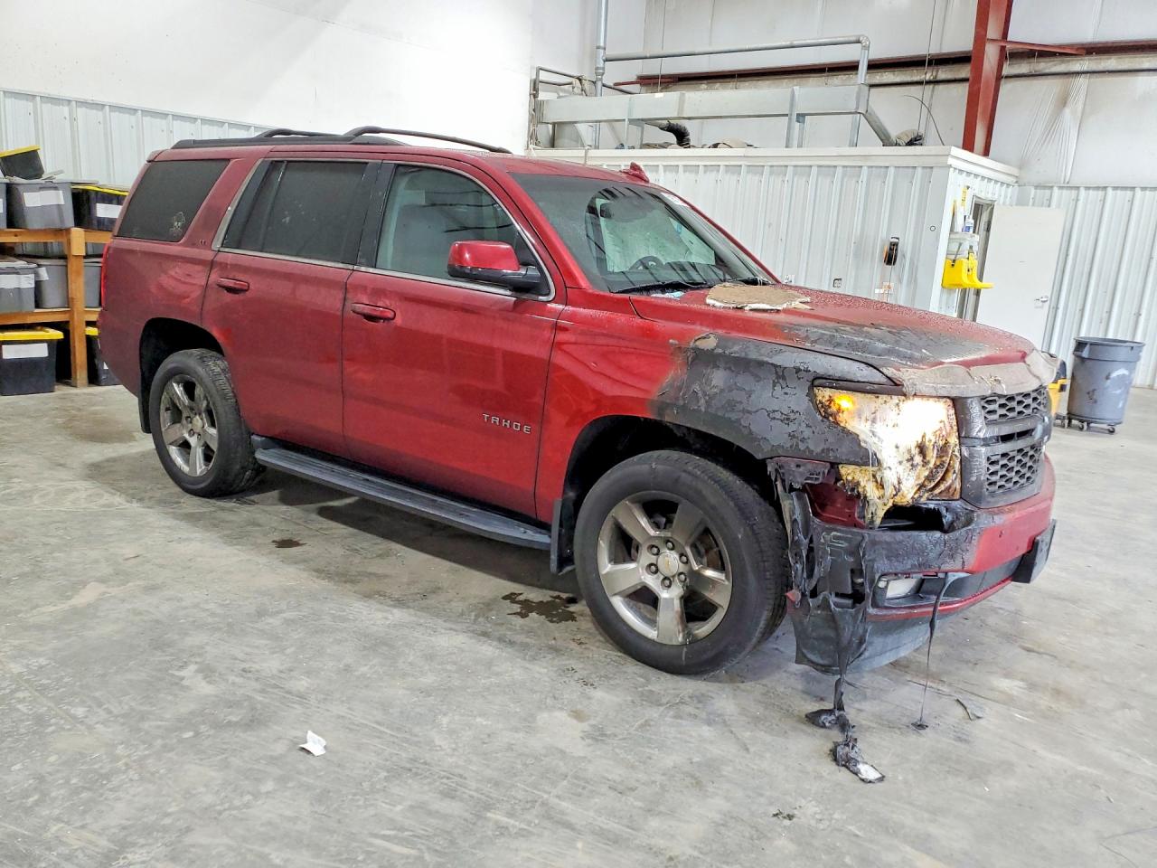 2015 Chevrolet Tahoe K1500 Lt Red vin: 1GNSKBKC7FR722275