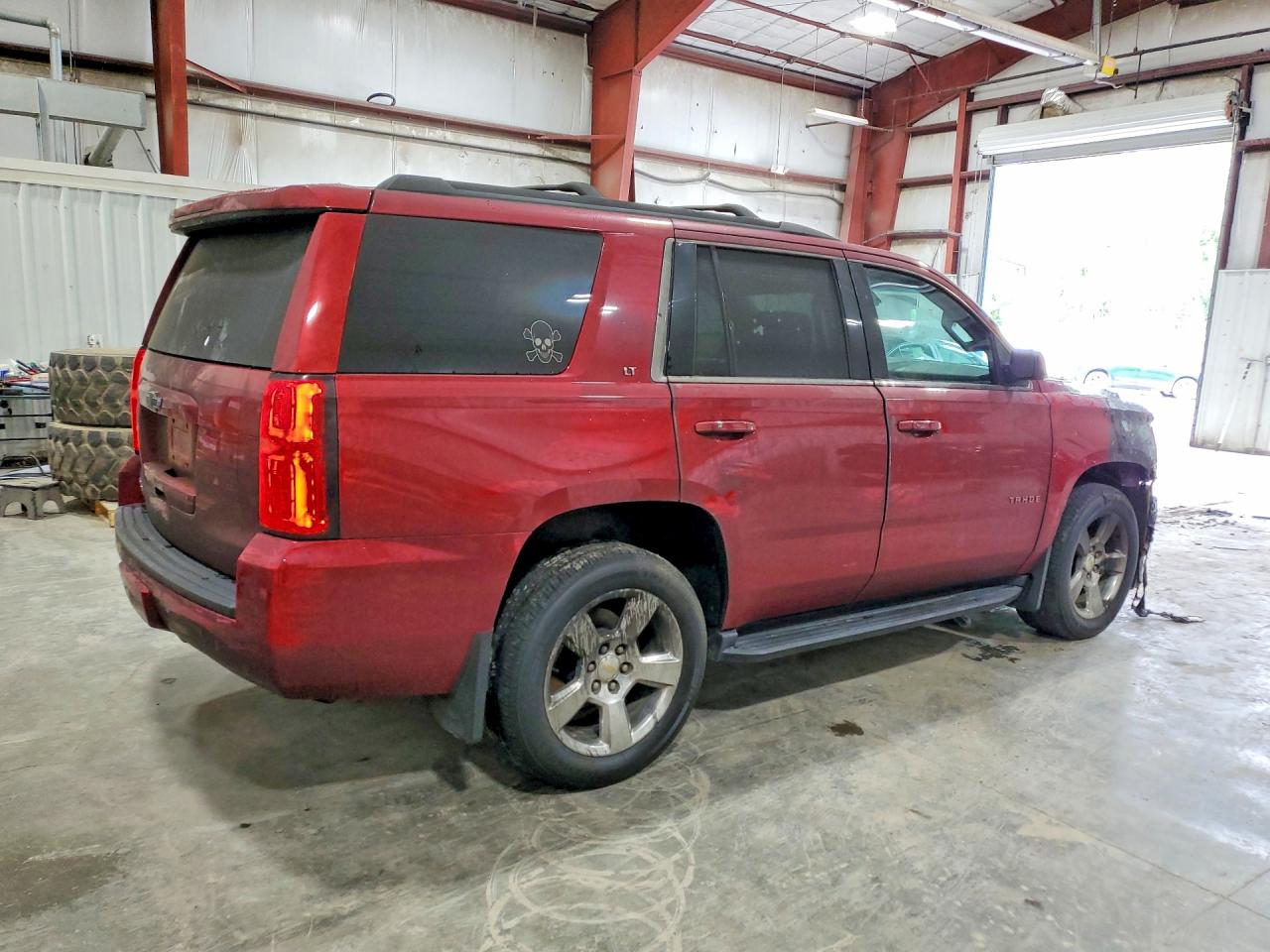 2015 Chevrolet Tahoe K1500 Lt Red vin: 1GNSKBKC7FR722275