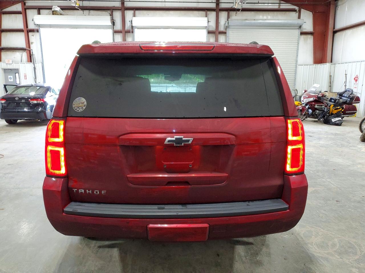 2015 Chevrolet Tahoe K1500 Lt Red vin: 1GNSKBKC7FR722275