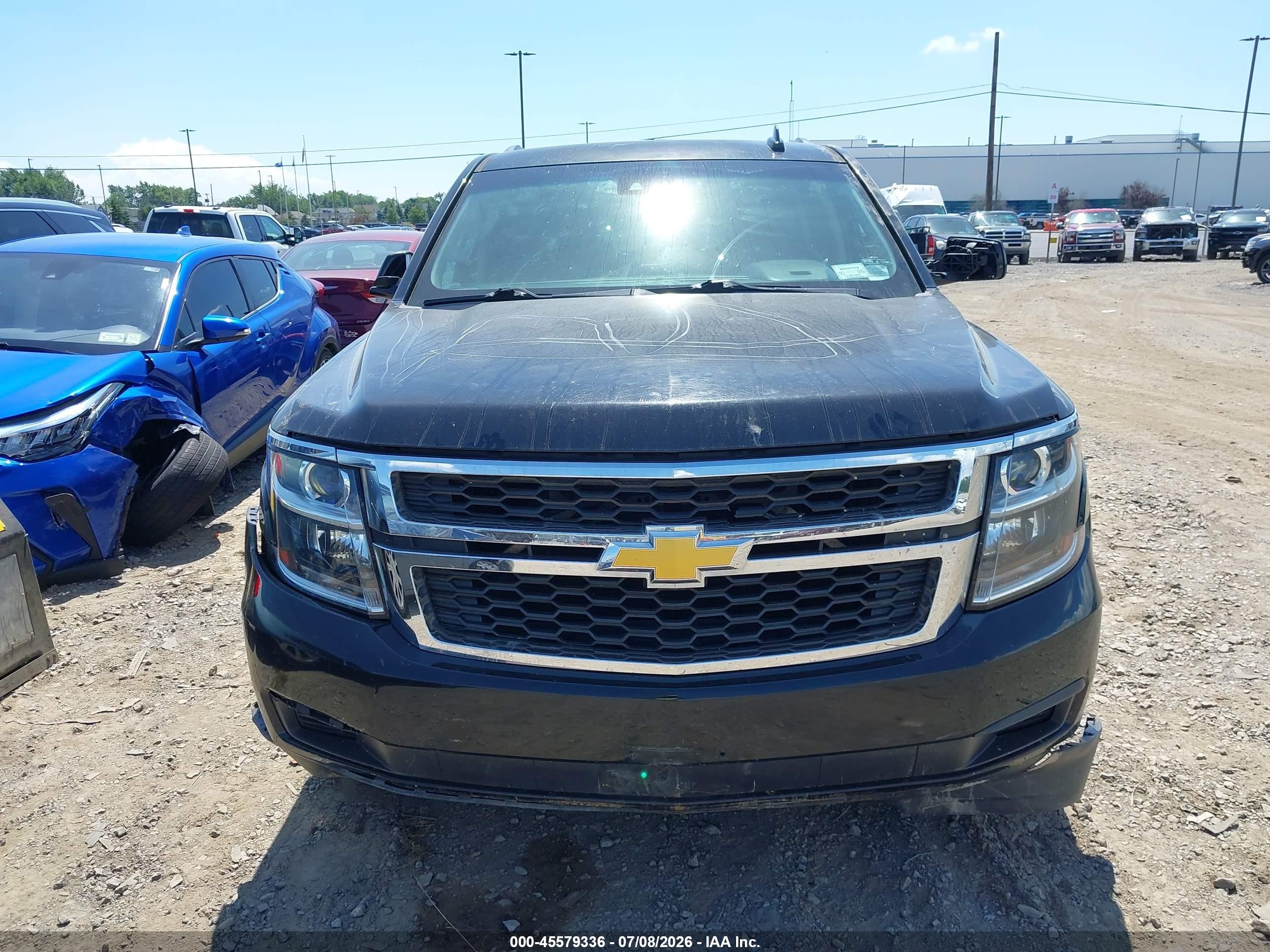 2015 Chevrolet Tahoe Lt Black vin: 1GNSKBKC8FR537328
