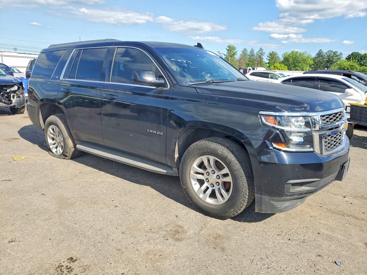 2015 Chevrolet Tahoe K1500 Lt Black vin: 1GNSKBKC8FR549690