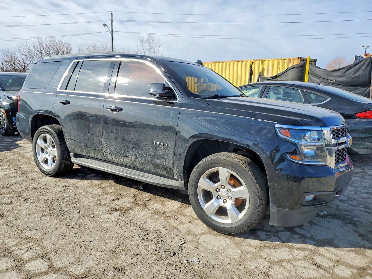 2015 Chevrolet Tahoe K1500 Lt Black vin: 1GNSKBKC8FR579434