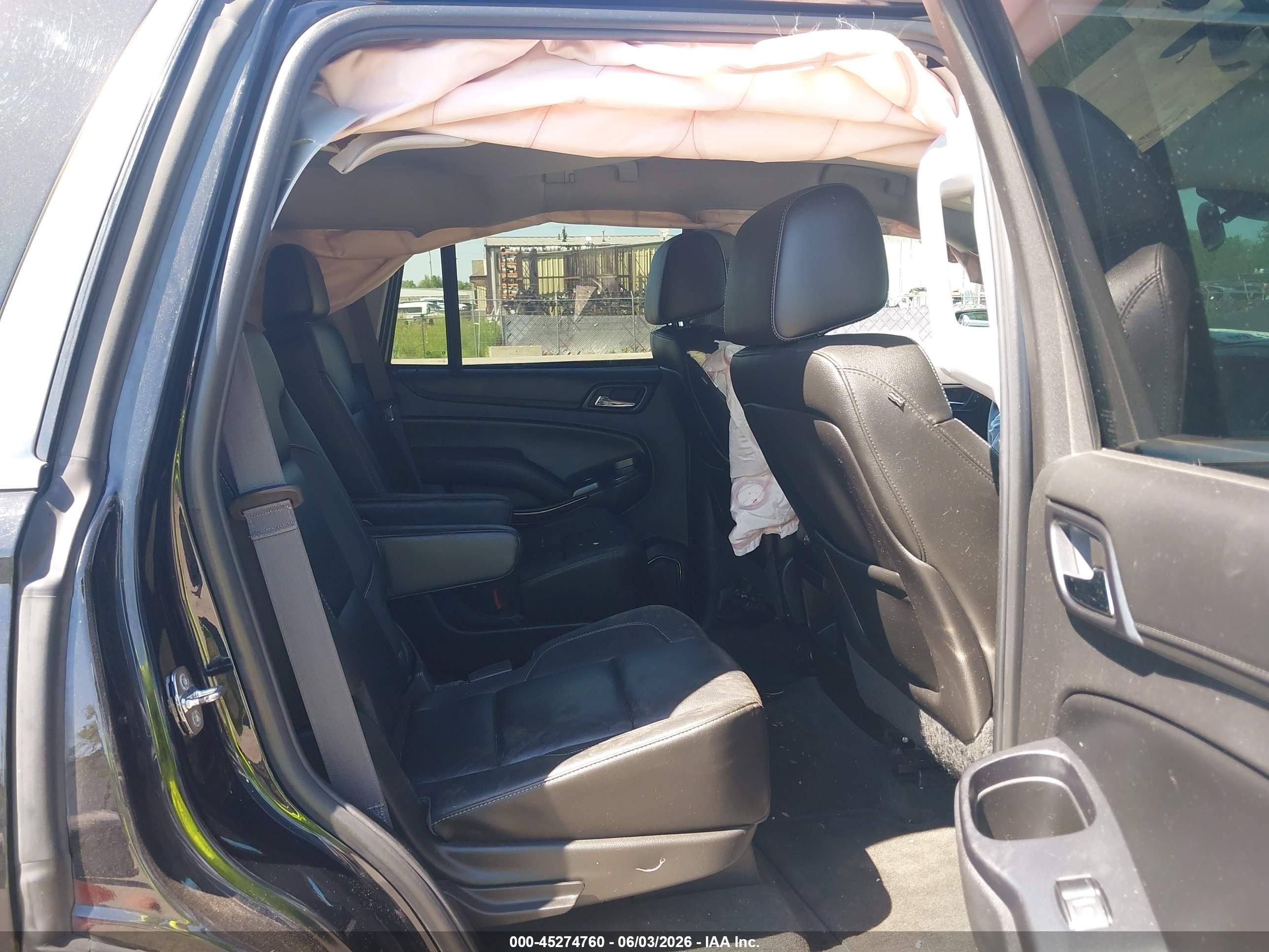 2015 Chevrolet Tahoe Lt Black vin: 1GNSKBKC9FR126780