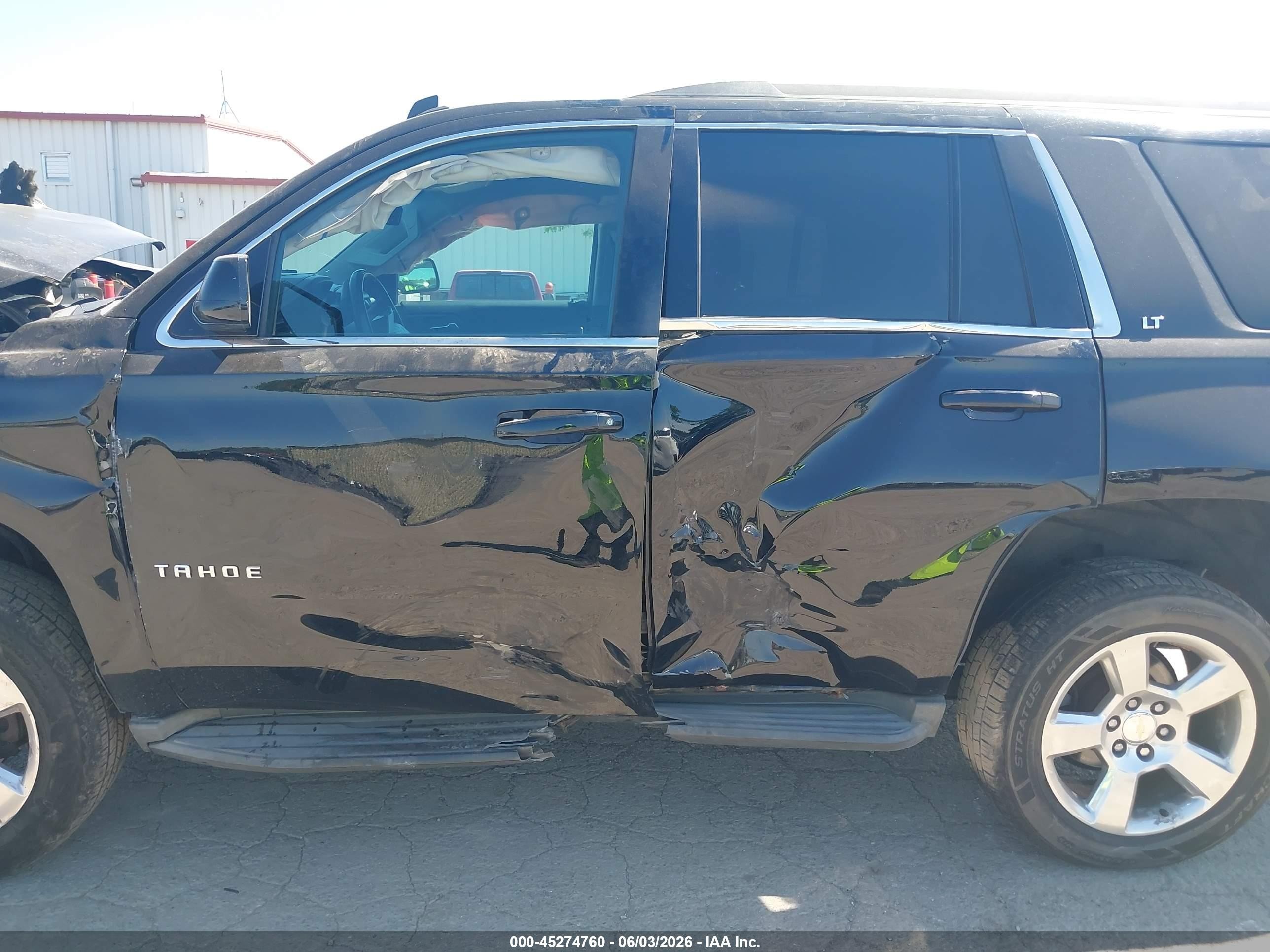 2015 Chevrolet Tahoe Lt Black vin: 1GNSKBKC9FR126780