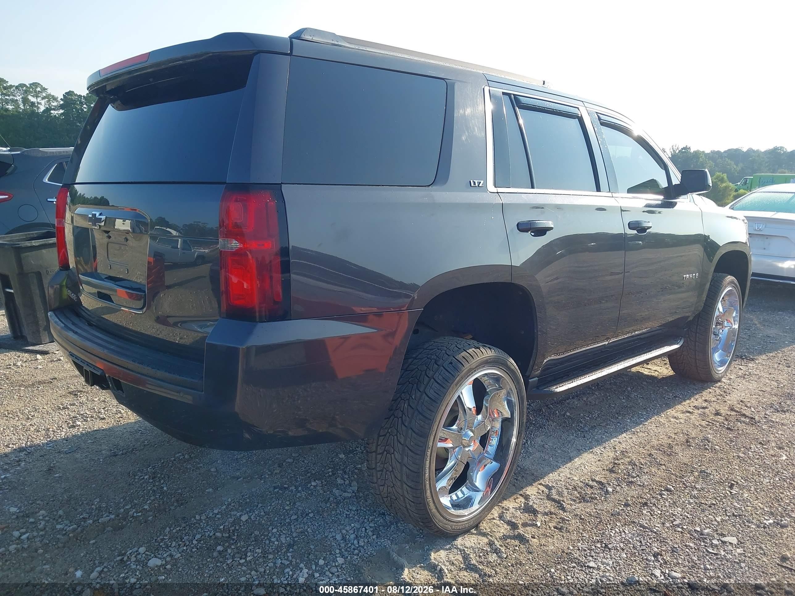 2015 Chevrolet Tahoe Lt Brown vin: 1GNSKBKC9FR202336