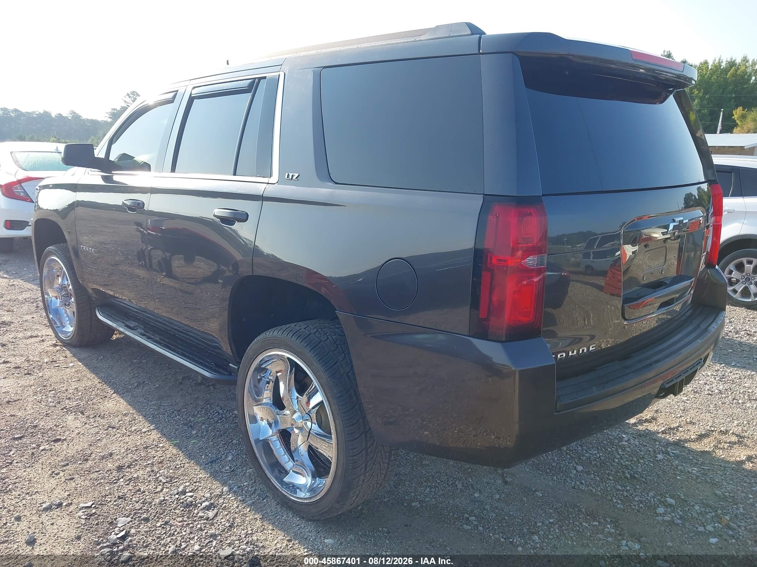 2015 Chevrolet Tahoe Lt Brown vin: 1GNSKBKC9FR202336