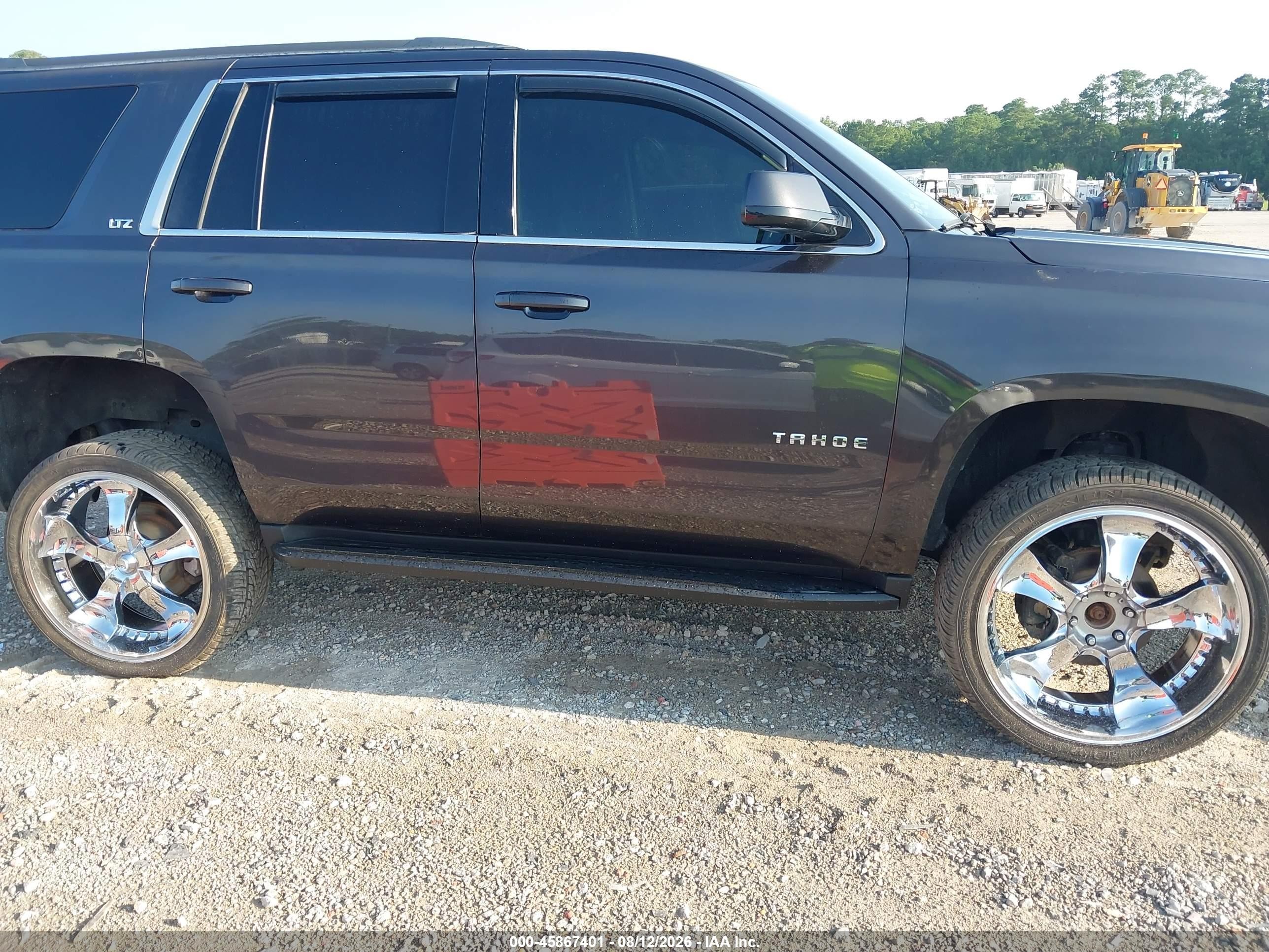 2015 Chevrolet Tahoe Lt Brown vin: 1GNSKBKC9FR202336