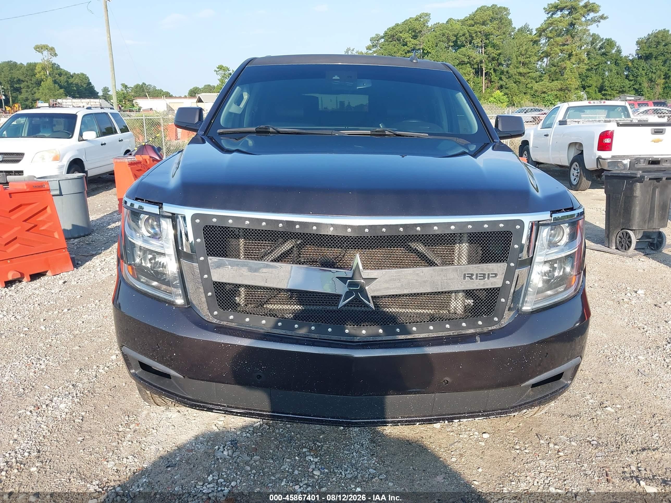 2015 Chevrolet Tahoe Lt Brown vin: 1GNSKBKC9FR202336