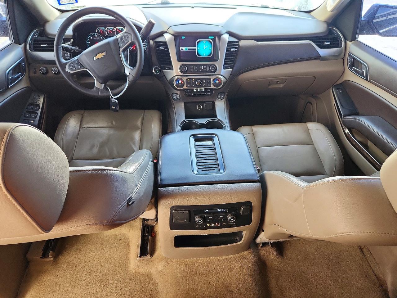 2015 Chevrolet Tahoe K1500 Lt Charcoal vin: 1GNSKBKC9FR630908