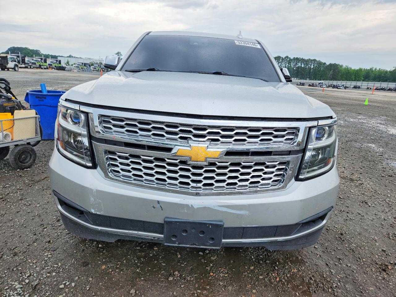 2015 Chevrolet Tahoe K1500 Lt Silver vin: 1GNSKBKC9FR717742