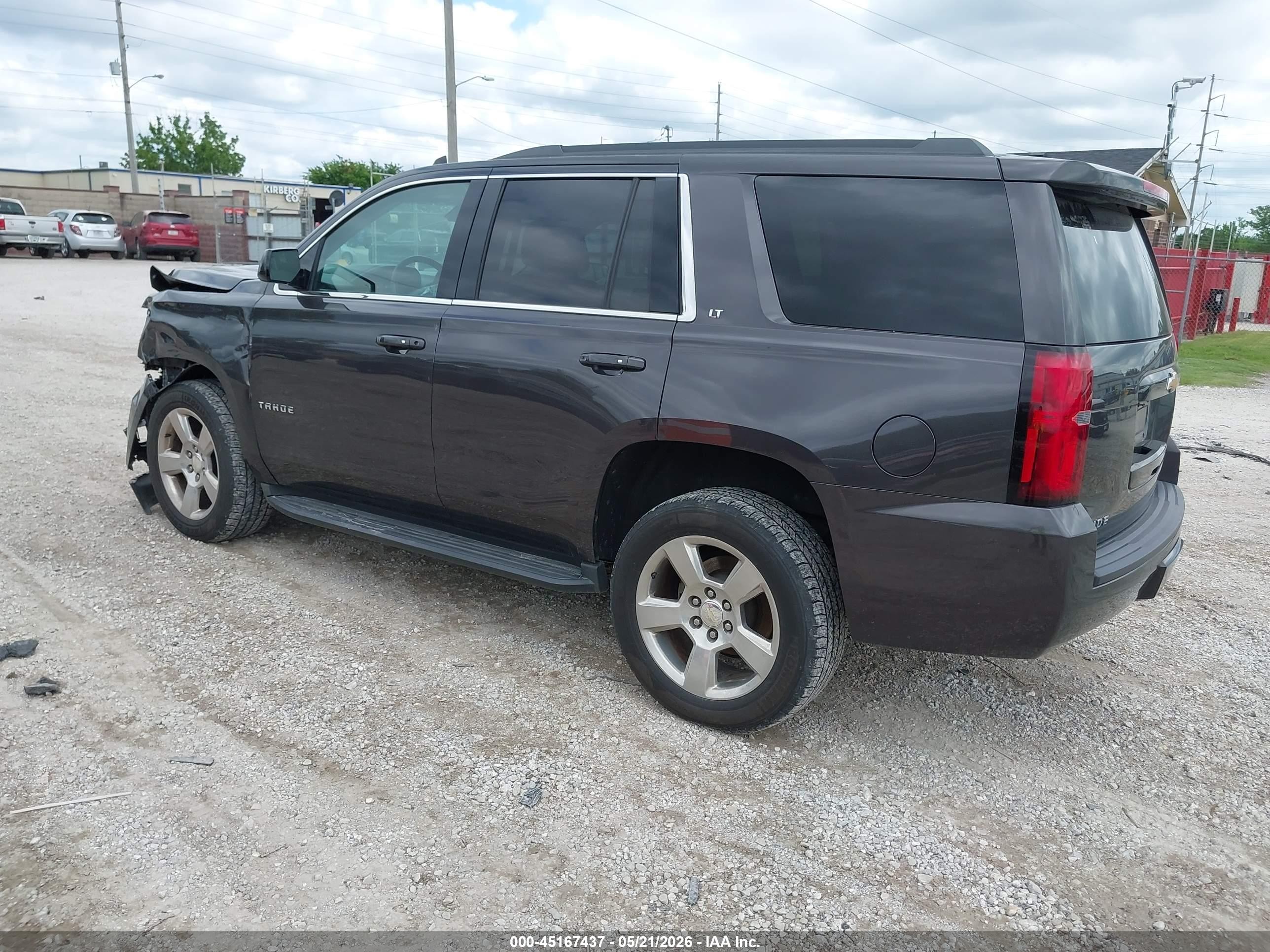 2016 Chevrolet Tahoe Lt Gray vin: 1GNSKBKC9GR414753