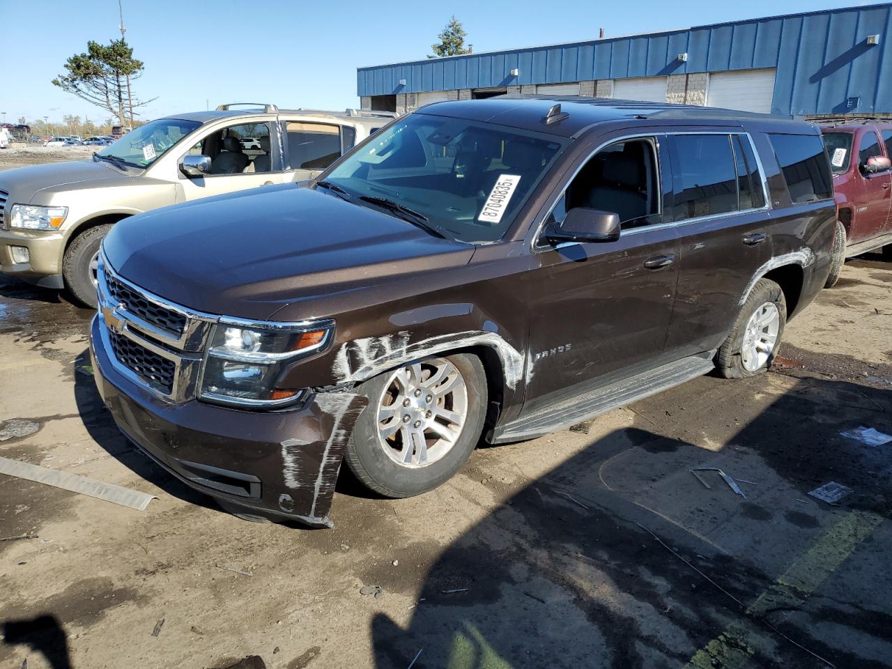 2018 Chevrolet Tahoe K1500 Lt Коричневый vin: 1GNSKBKC9JR164714