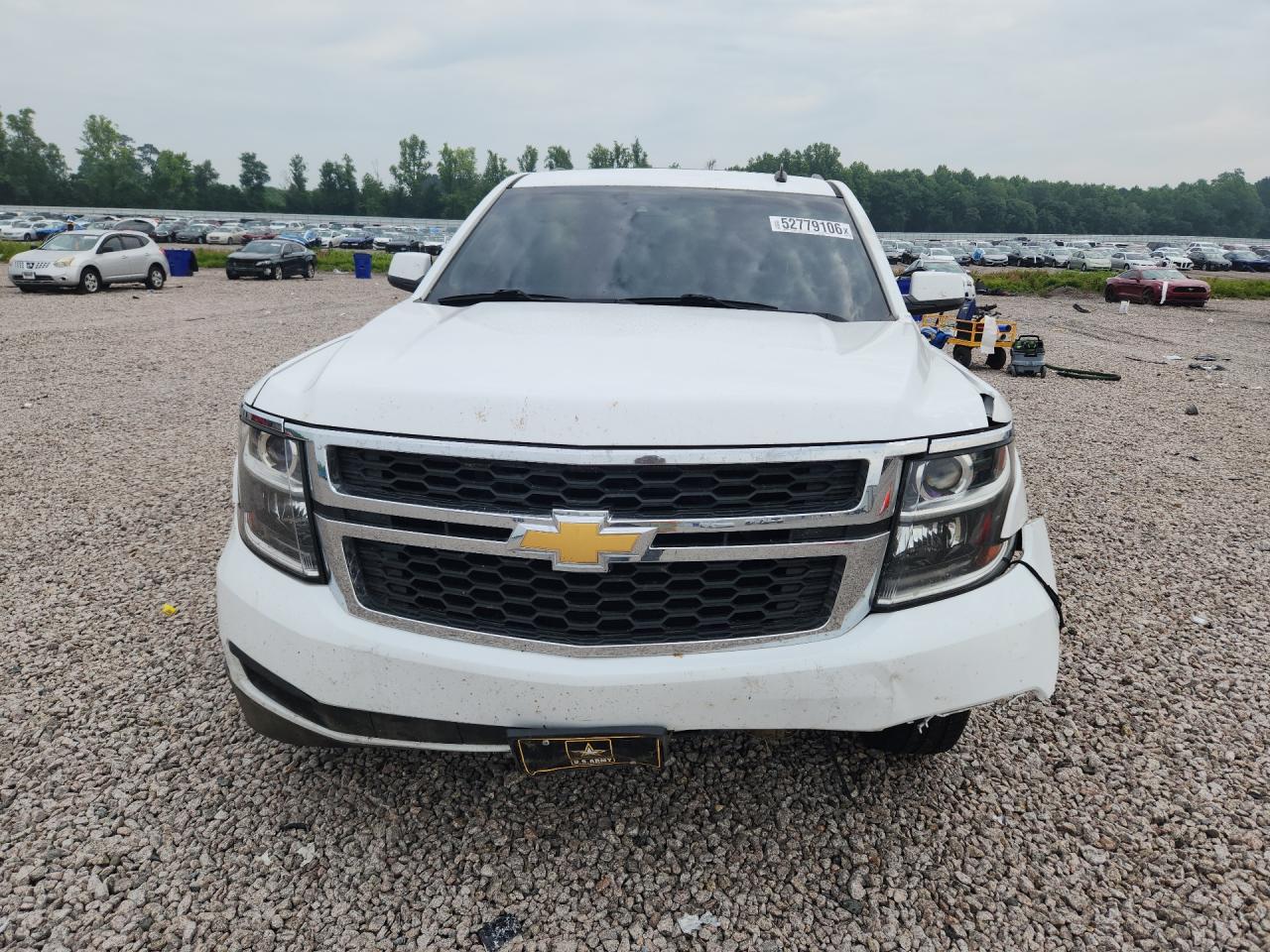 2015 Chevrolet Tahoe K1500 Lt White vin: 1GNSKBKCXFR166124