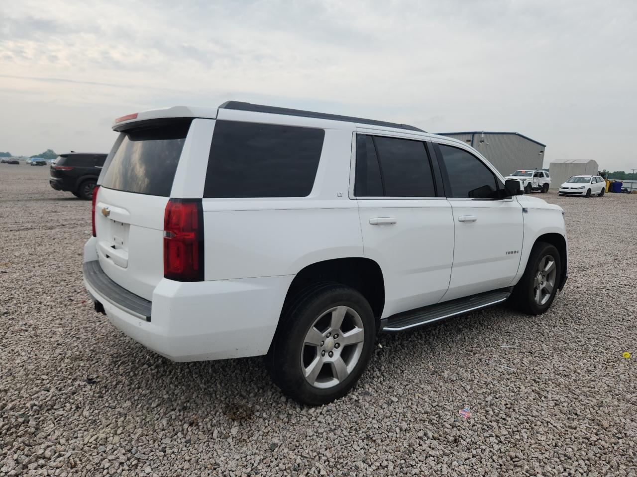 2015 Chevrolet Tahoe K1500 Lt White vin: 1GNSKBKCXFR166124