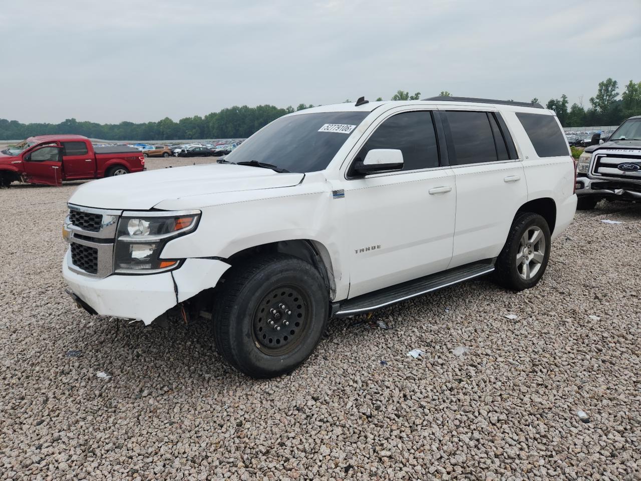 2015 Chevrolet Tahoe K1500 Lt White vin: 1GNSKBKCXFR166124