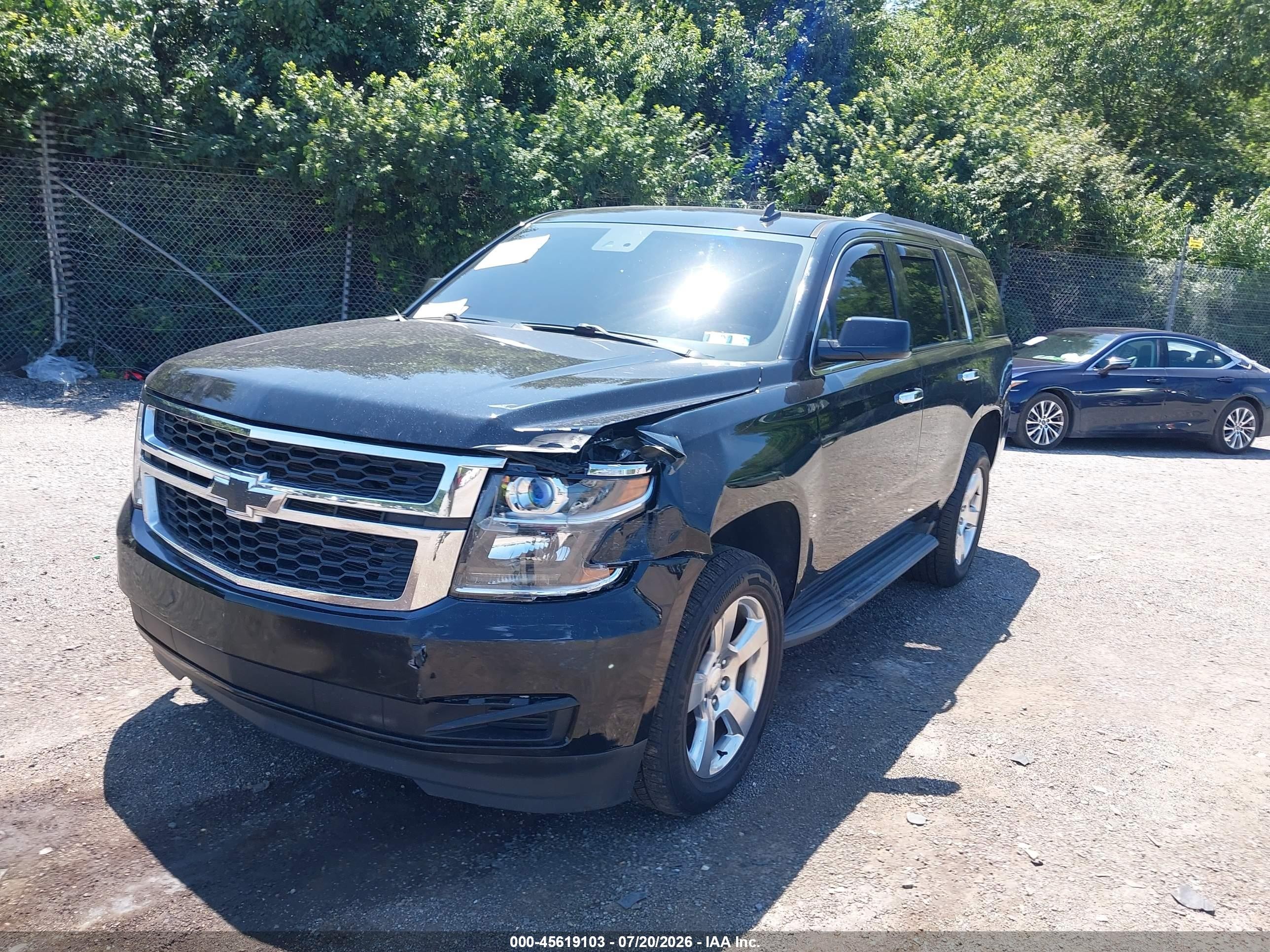 2015 Chevrolet Tahoe Lt Black vin: 1GNSKBKCXFR228525