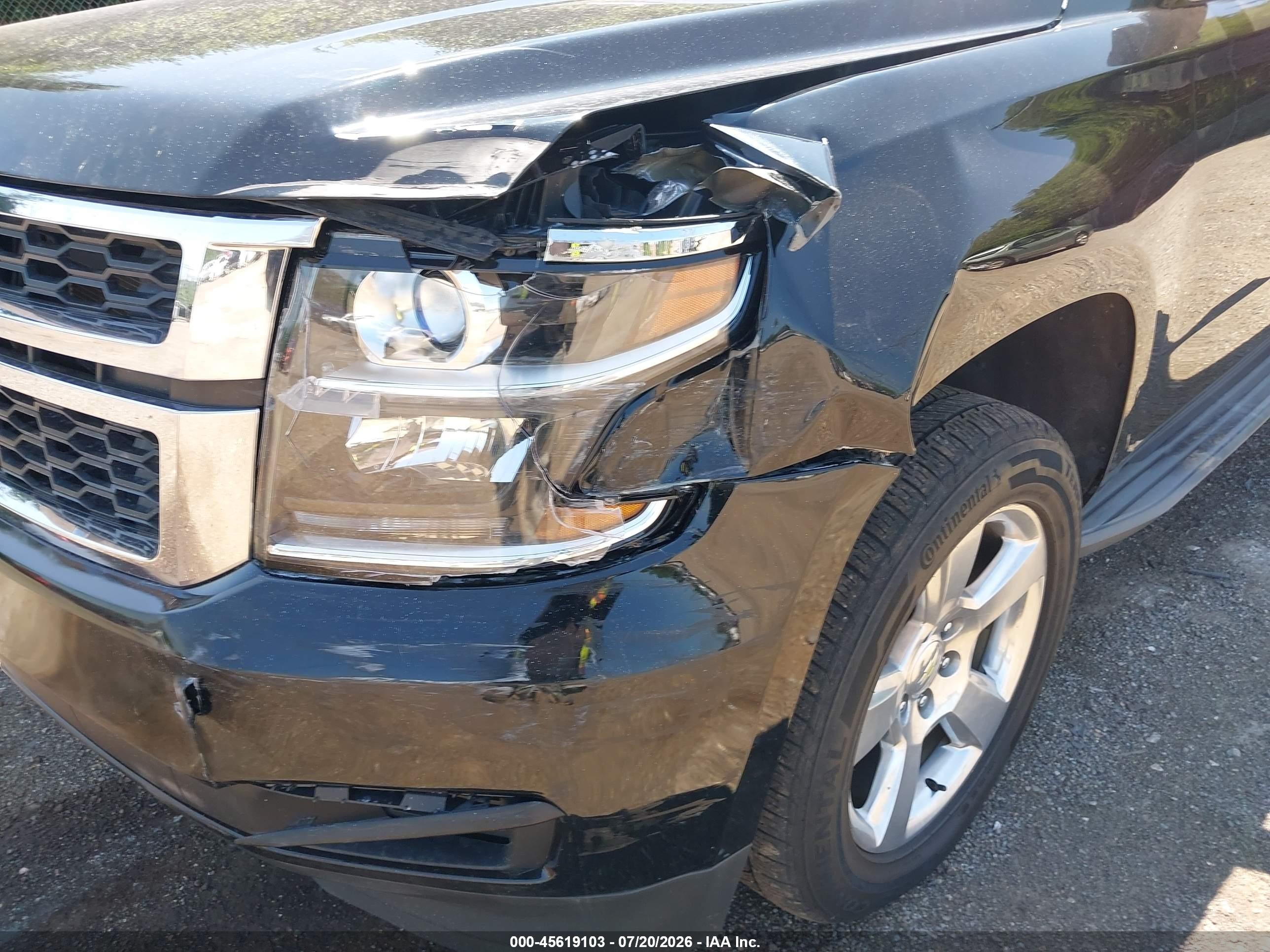 2015 Chevrolet Tahoe Lt Black vin: 1GNSKBKCXFR228525