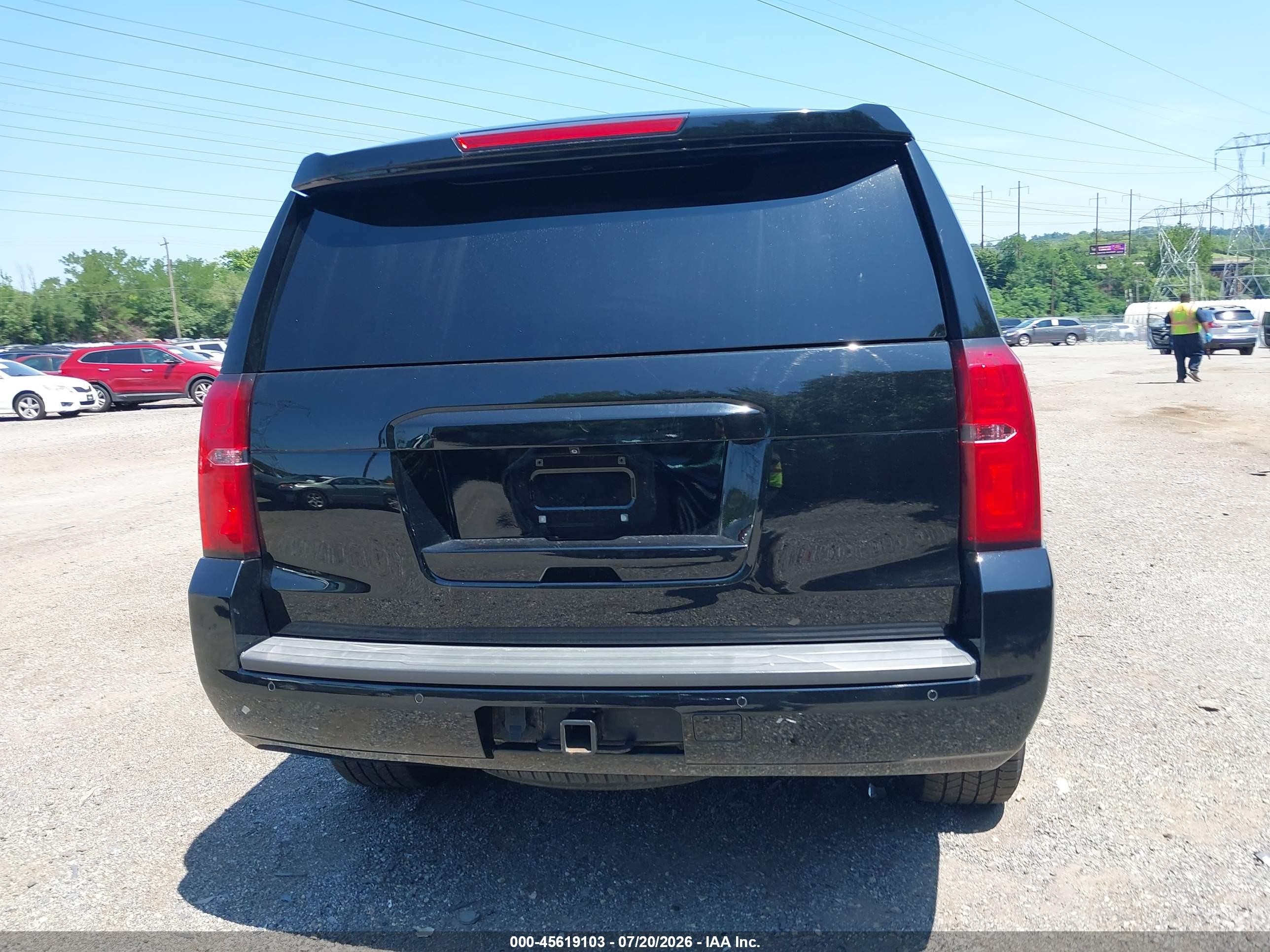 2015 Chevrolet Tahoe Lt Black vin: 1GNSKBKCXFR228525