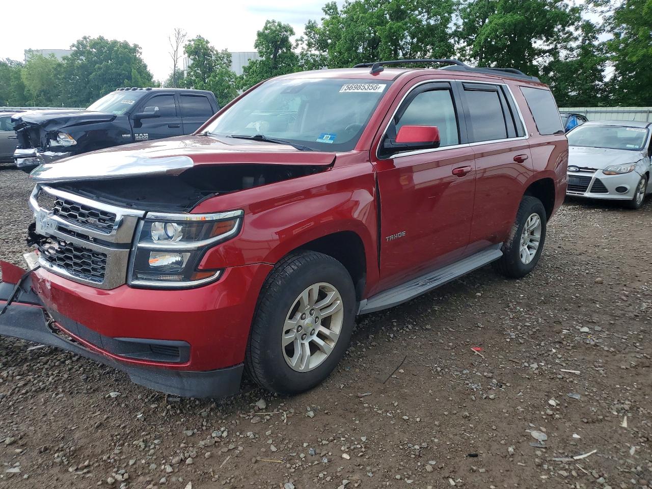 2015 Chevrolet Tahoe K1500 Lt Красный vin: 1GNSKBKCXFR297036