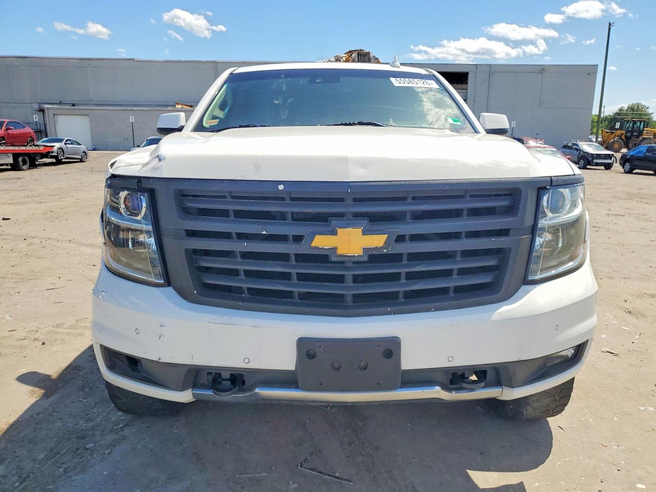 2015 Chevrolet Tahoe K1500 Lt White vin: 1GNSKBKCXFR722724