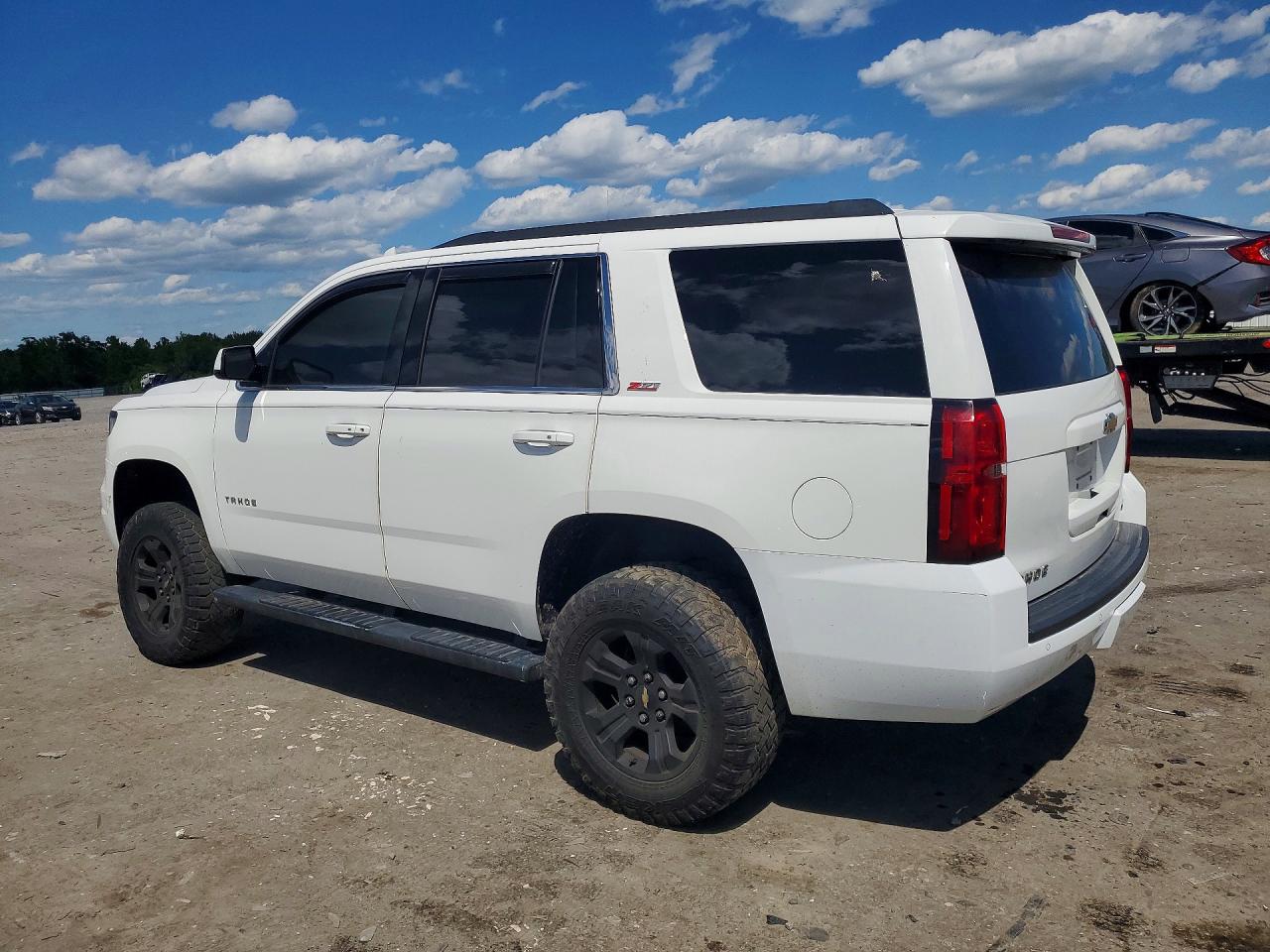 2015 Chevrolet Tahoe K1500 Lt White vin: 1GNSKBKCXFR722724
