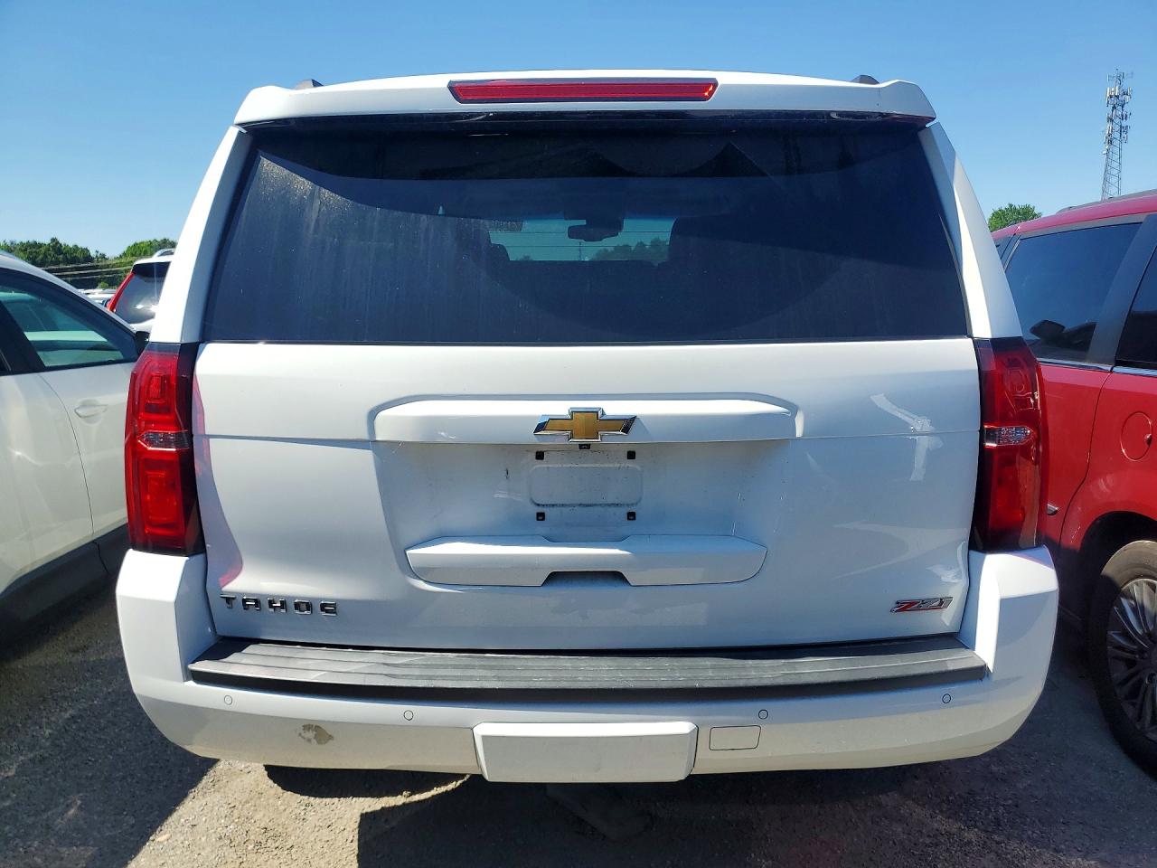 2015 Chevrolet Tahoe K1500 Lt White vin: 1GNSKBKCXFR722724