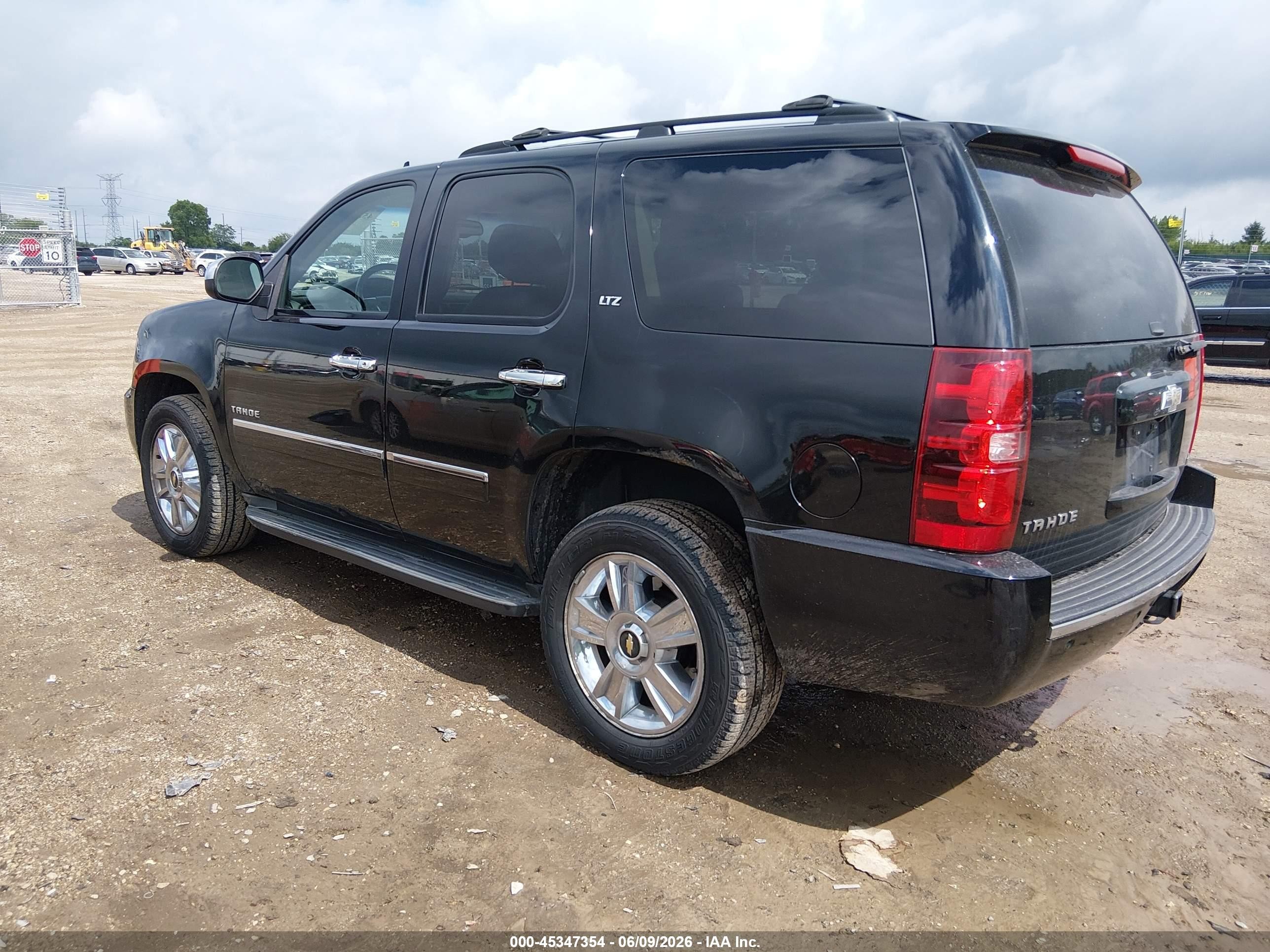 2011 Chevrolet Tahoe Ltz Black vin: 1GNSKCE00BR244556