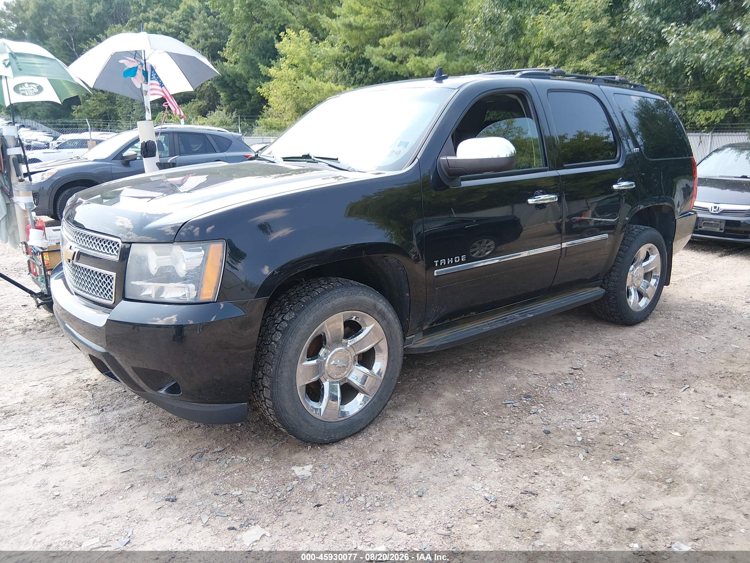 2011 Chevrolet Tahoe Ltz Black vin: 1GNSKCE00BR364986
