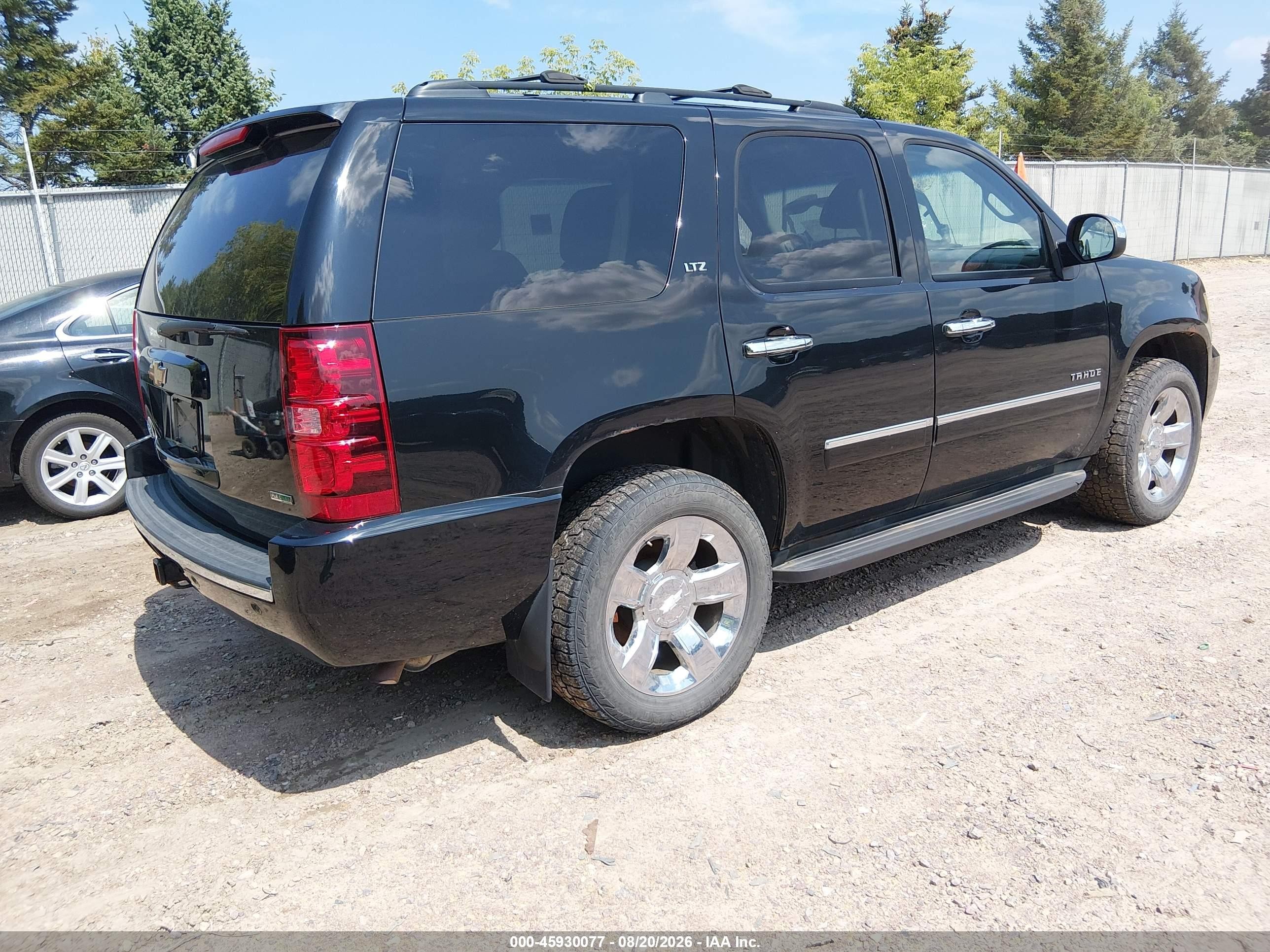 2011 Chevrolet Tahoe Ltz Black vin: 1GNSKCE00BR364986