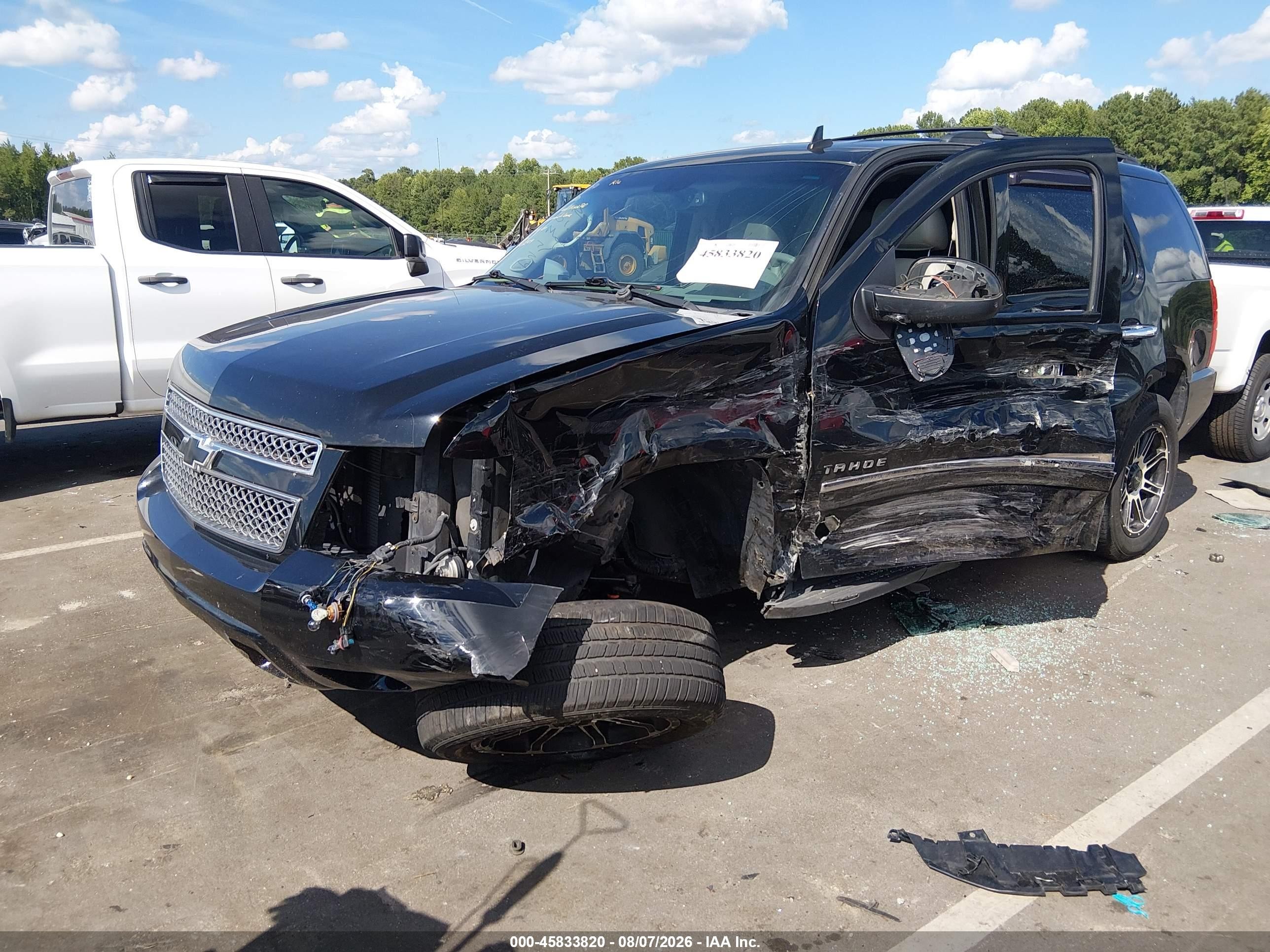 2012 Chevrolet Tahoe Ltz Black vin: 1GNSKCE00CR286209