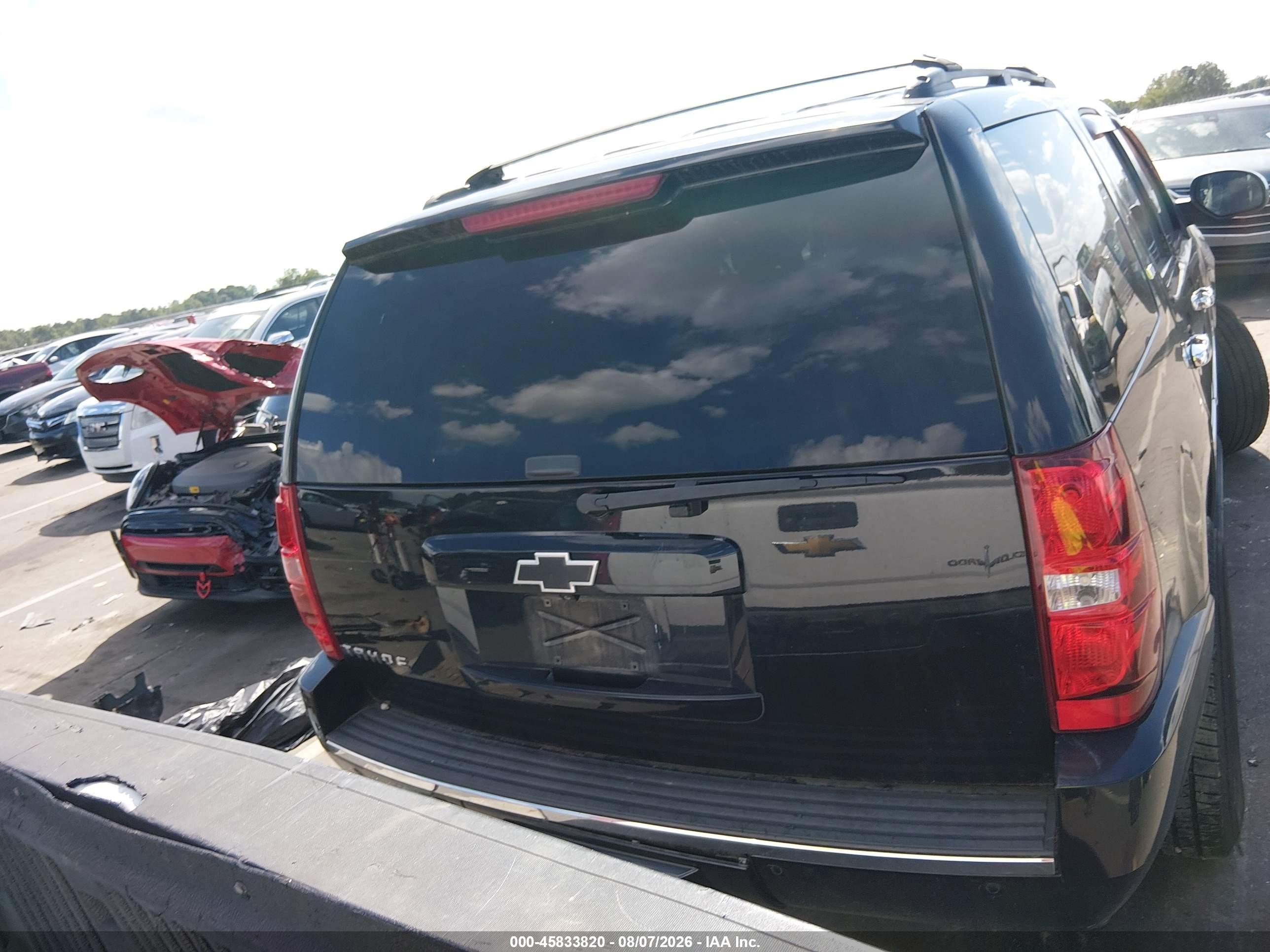 2012 Chevrolet Tahoe Ltz Black vin: 1GNSKCE00CR286209