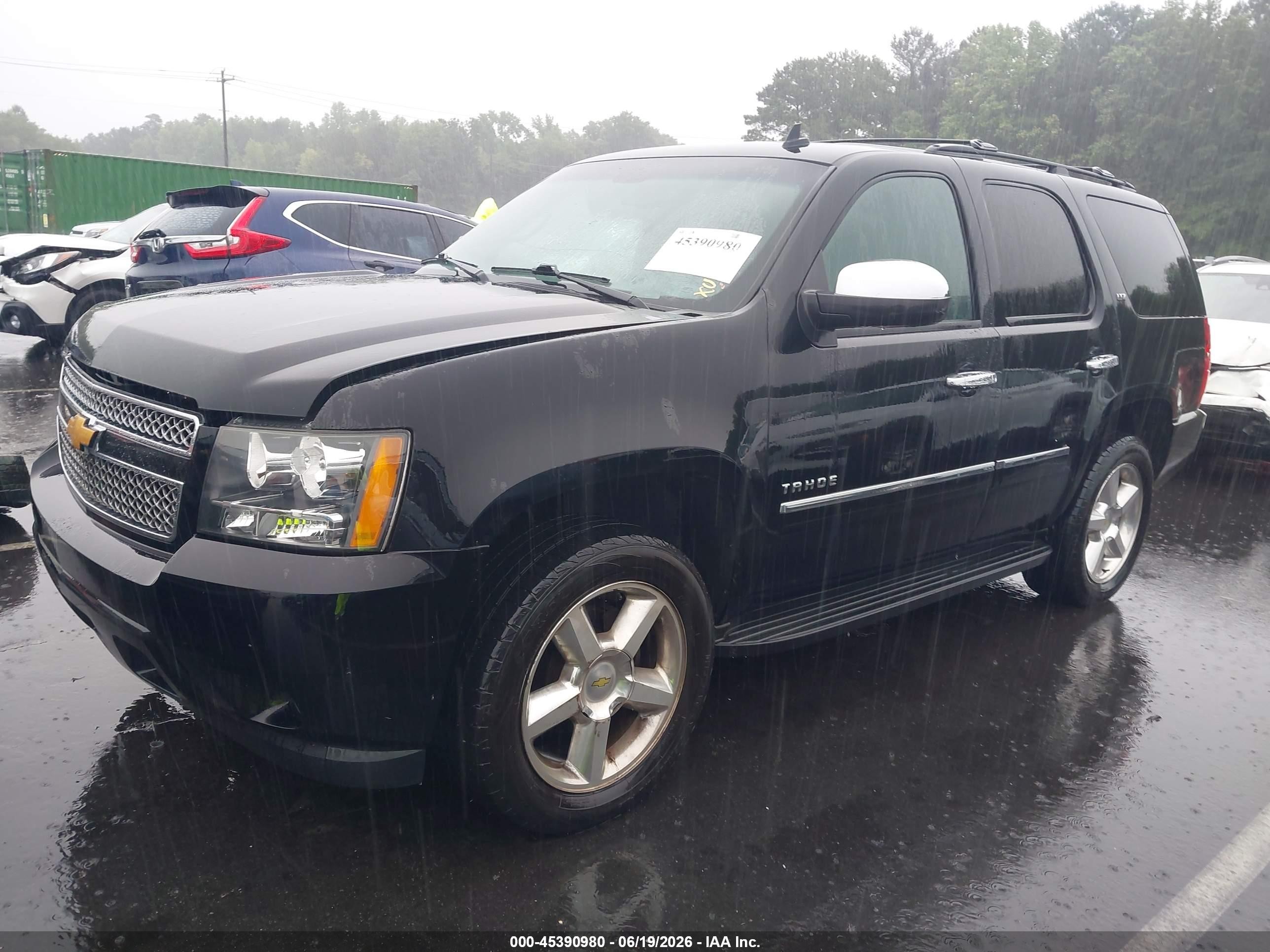 2014 Chevrolet Tahoe Ltz Black vin: 1GNSKCE00ER241645