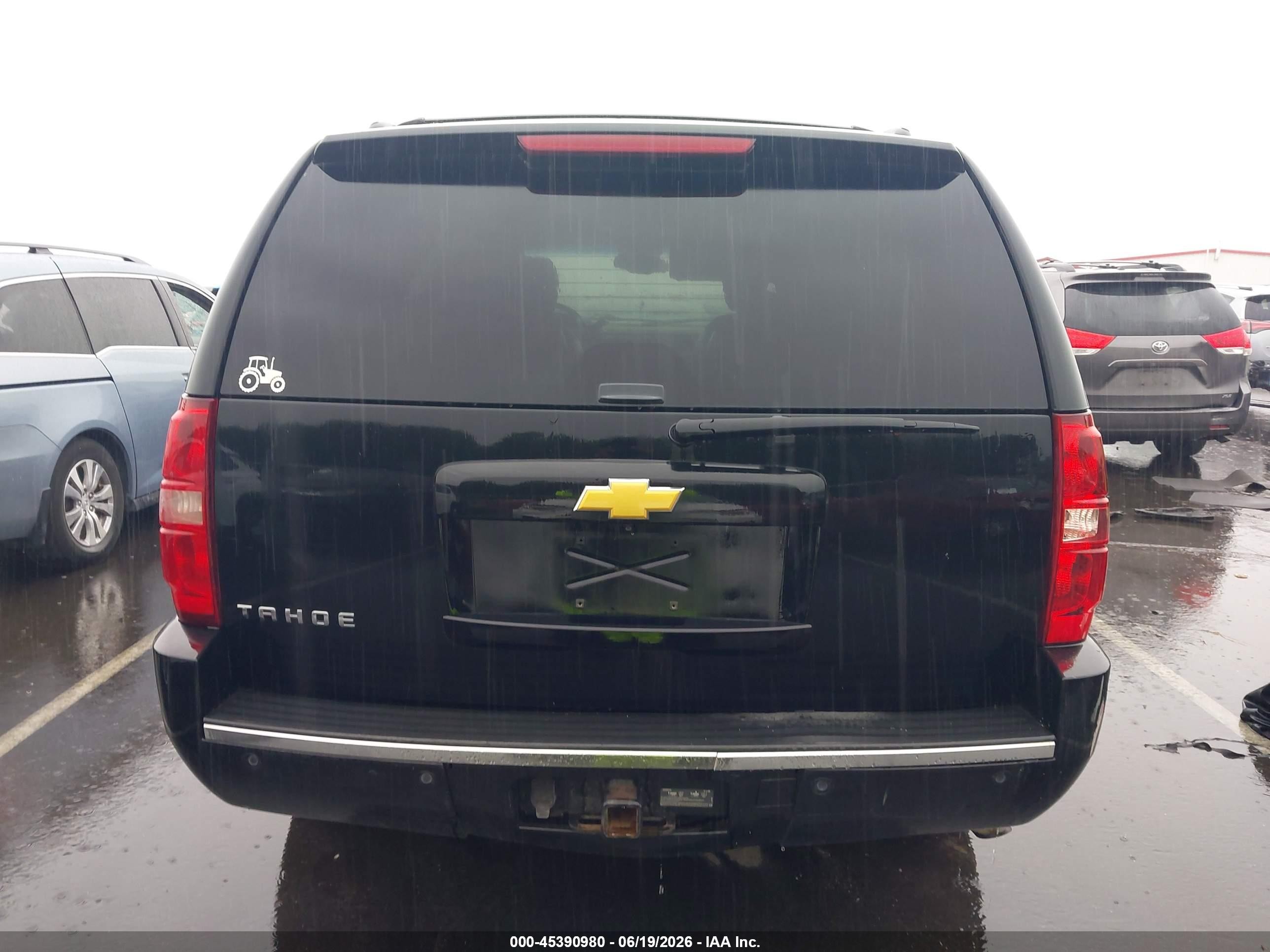 2014 Chevrolet Tahoe Ltz Black vin: 1GNSKCE00ER241645