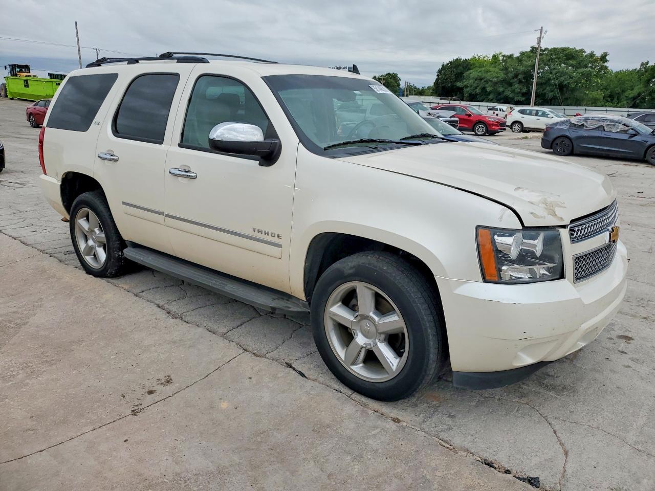 2012 Chevrolet Tahoe K1500 Ltz White vin: 1GNSKCE01CR201507