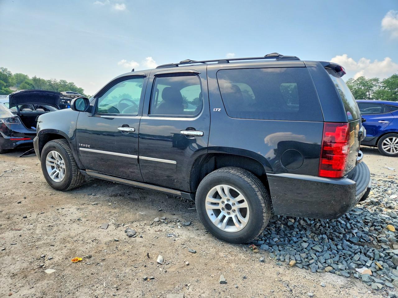 2012 Chevrolet Tahoe K1500 Ltz Black vin: 1GNSKCE02CR209373