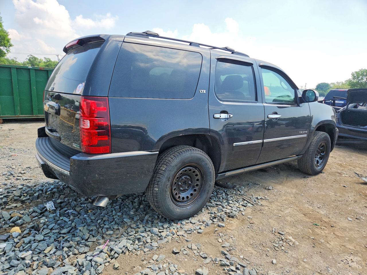 2012 Chevrolet Tahoe K1500 Ltz Black vin: 1GNSKCE02CR209373