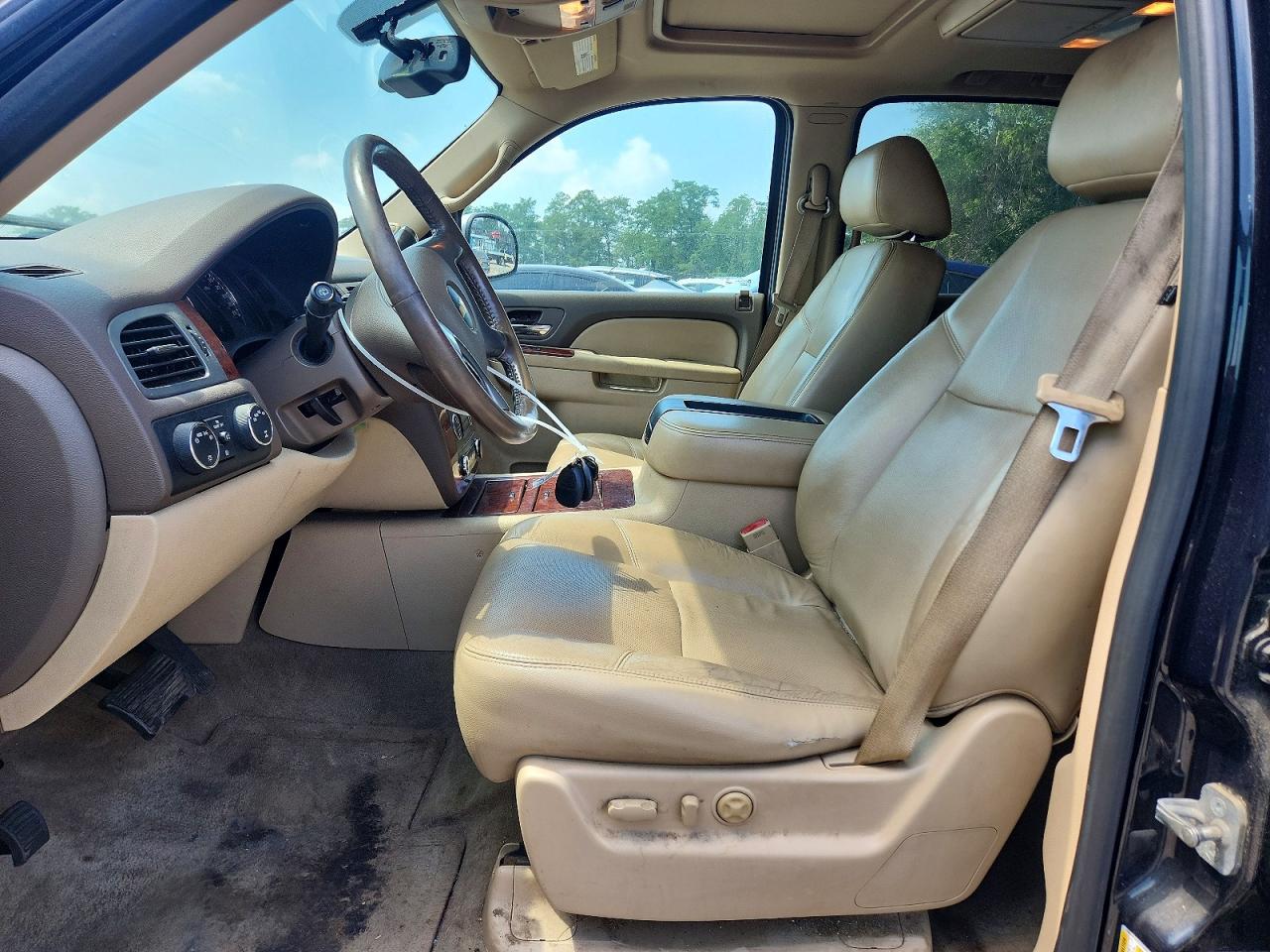 2012 Chevrolet Tahoe K1500 Ltz Black vin: 1GNSKCE02CR209373