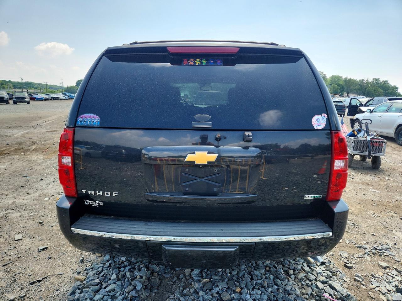 2012 Chevrolet Tahoe K1500 Ltz Black vin: 1GNSKCE02CR209373
