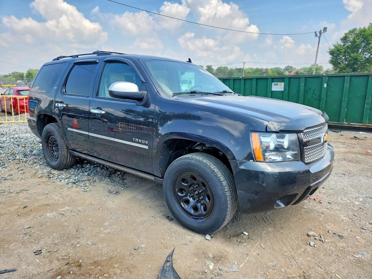 2012 Chevrolet Tahoe K1500 Ltz Black vin: 1GNSKCE02CR209373