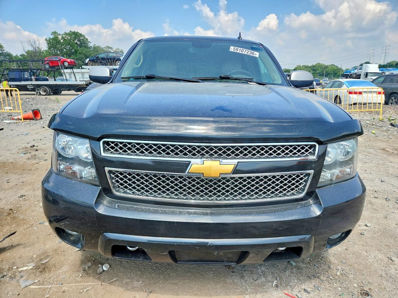 2012 Chevrolet Tahoe K1500 Ltz Black vin: 1GNSKCE02CR209373