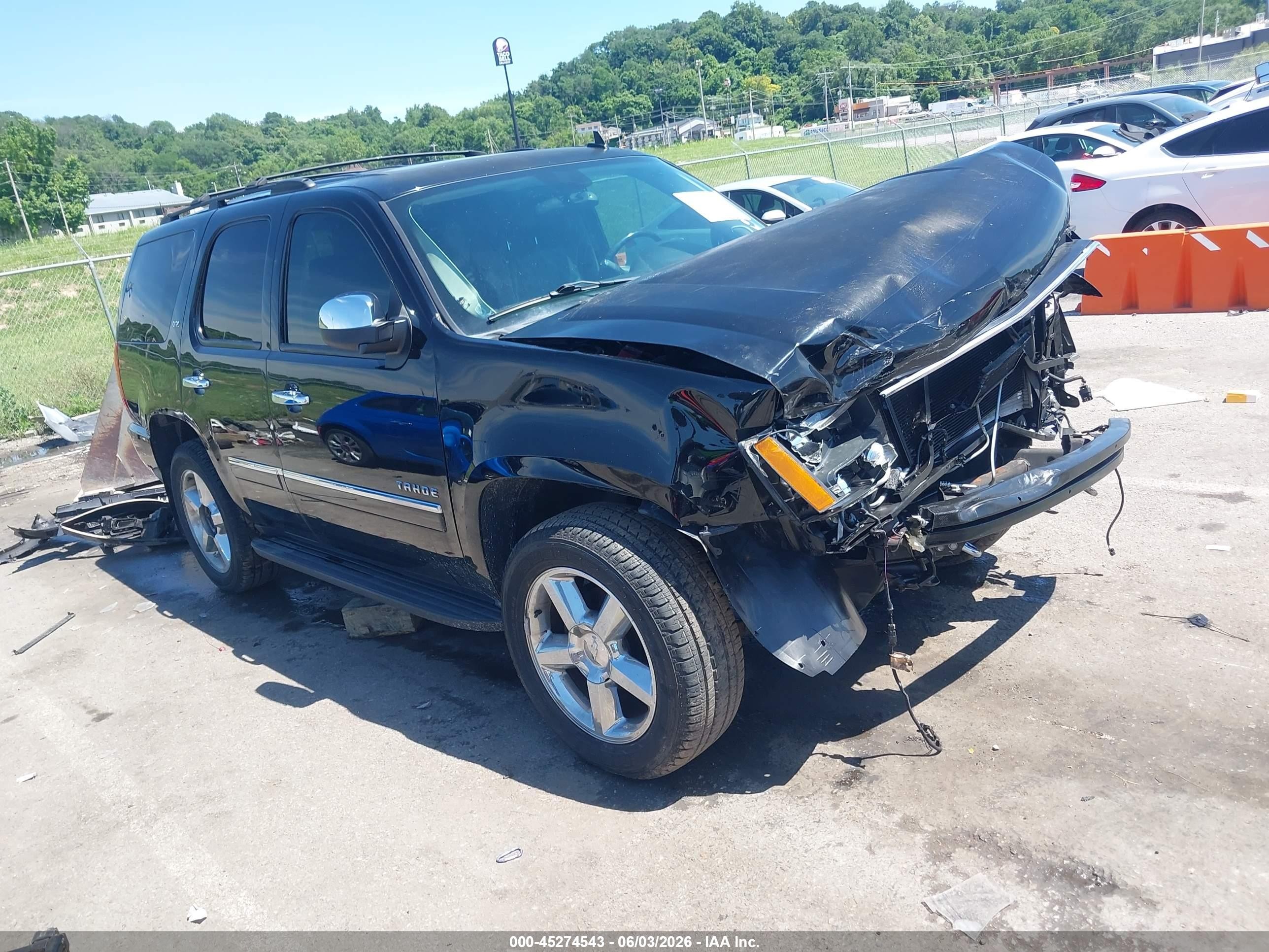 2014 Chevrolet Tahoe Ltz Black vin: 1GNSKCE03ER123766