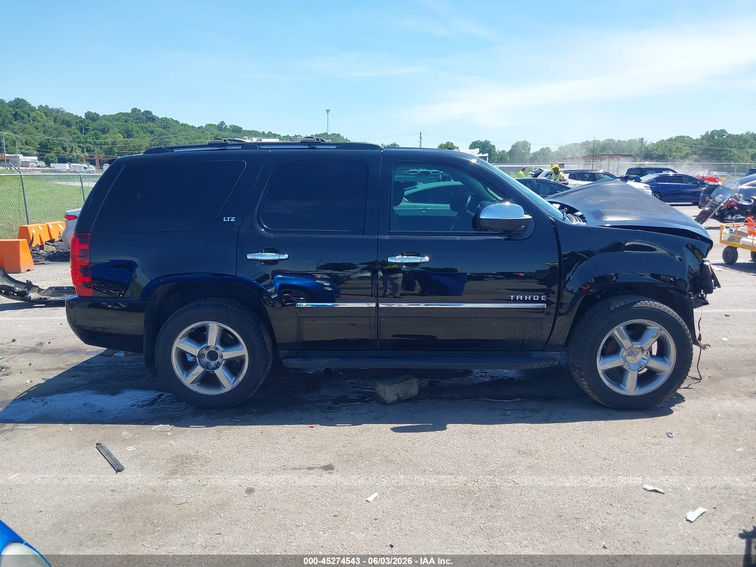 2014 Chevrolet Tahoe Ltz Black vin: 1GNSKCE03ER123766