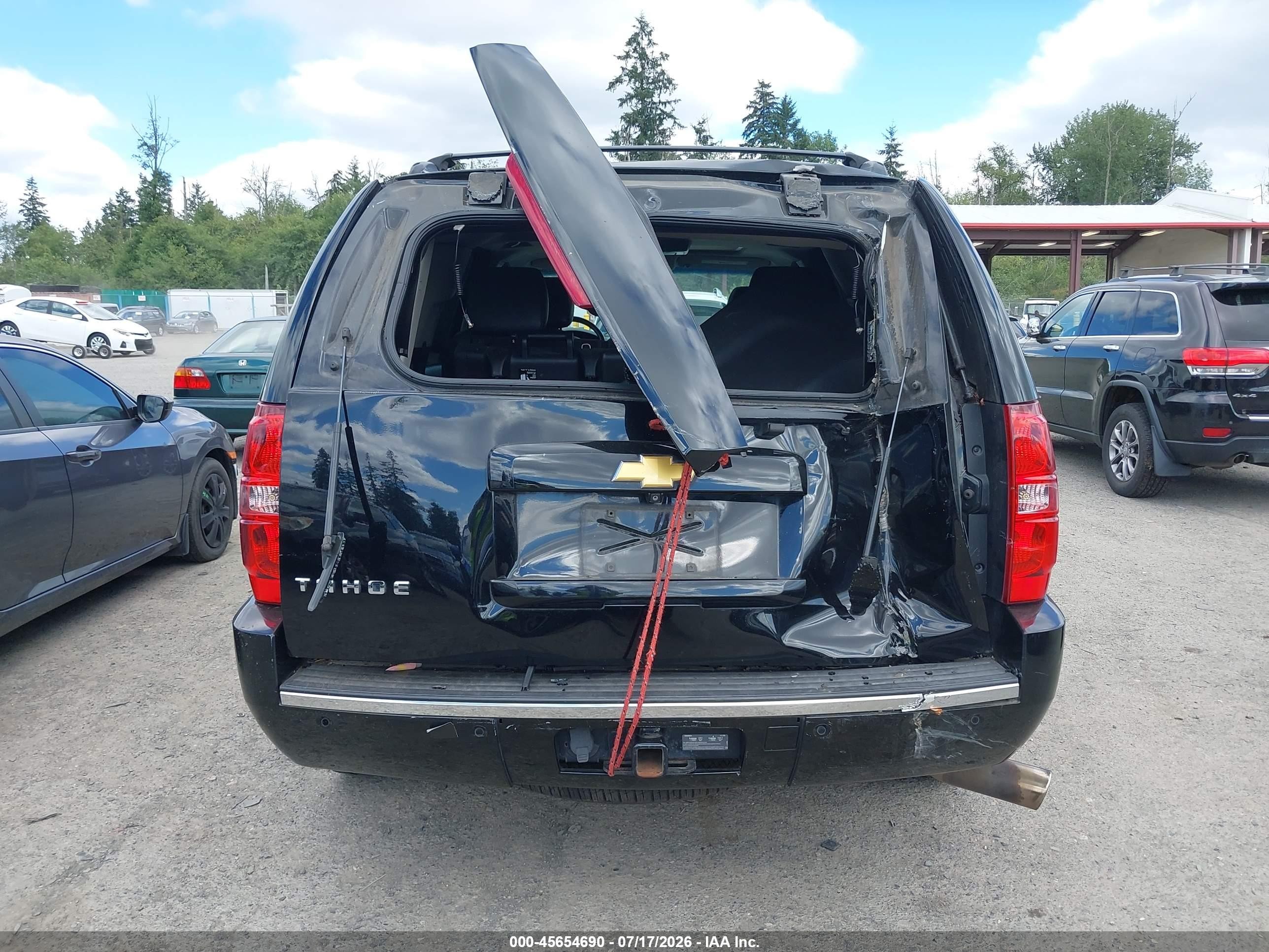 2013 Chevrolet Tahoe Ltz Черный vin: 1GNSKCE04DR195008
