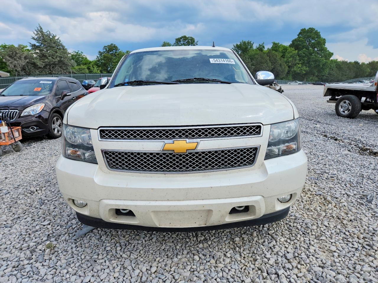 2014 Chevrolet Tahoe K1500 Ltz White vin: 1GNSKCE05ER188876