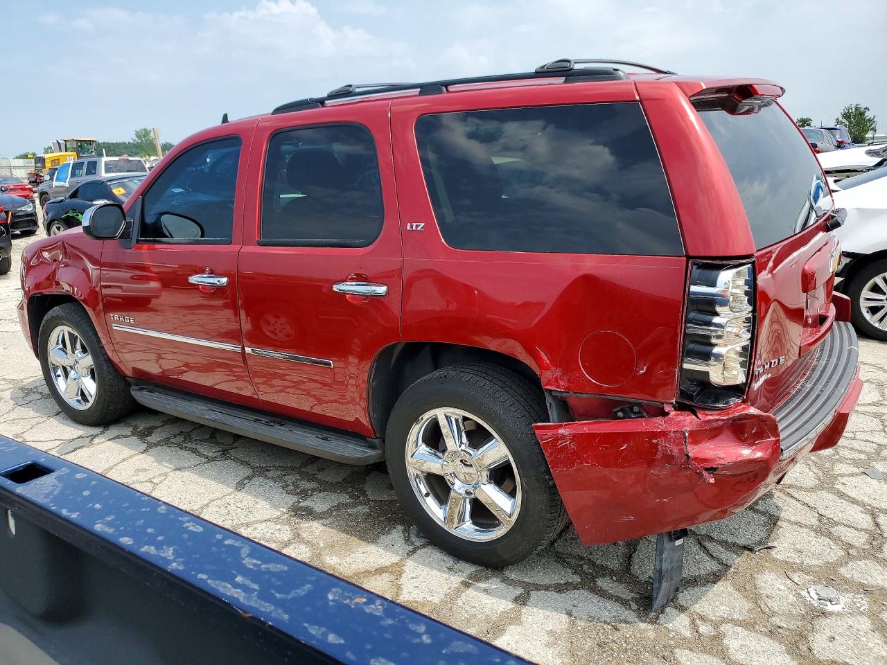 2014 Chevrolet Tahoe K1500 Ltz Red vin: 1GNSKCE06ER158771