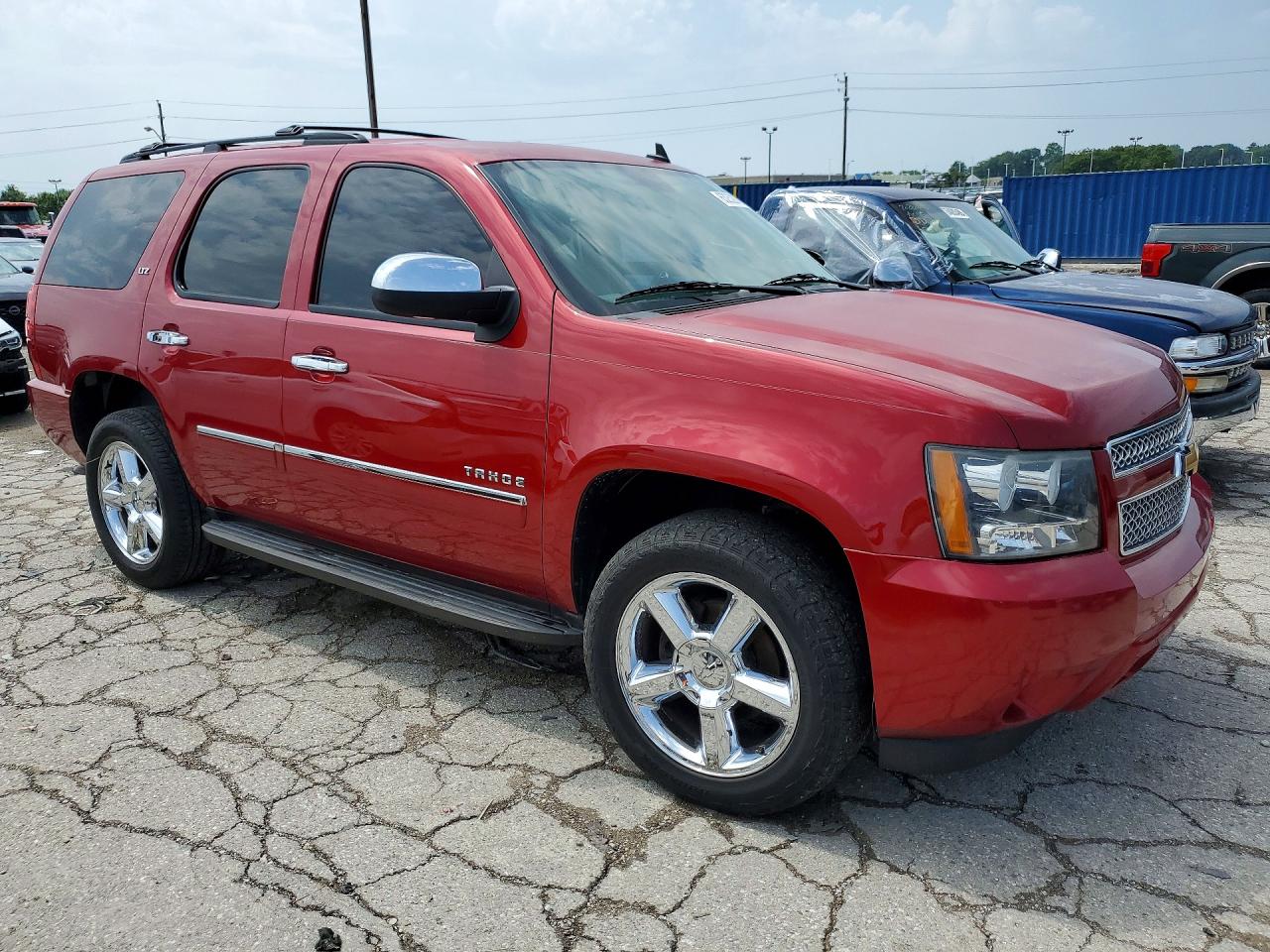 2014 Chevrolet Tahoe K1500 Ltz Red vin: 1GNSKCE06ER158771