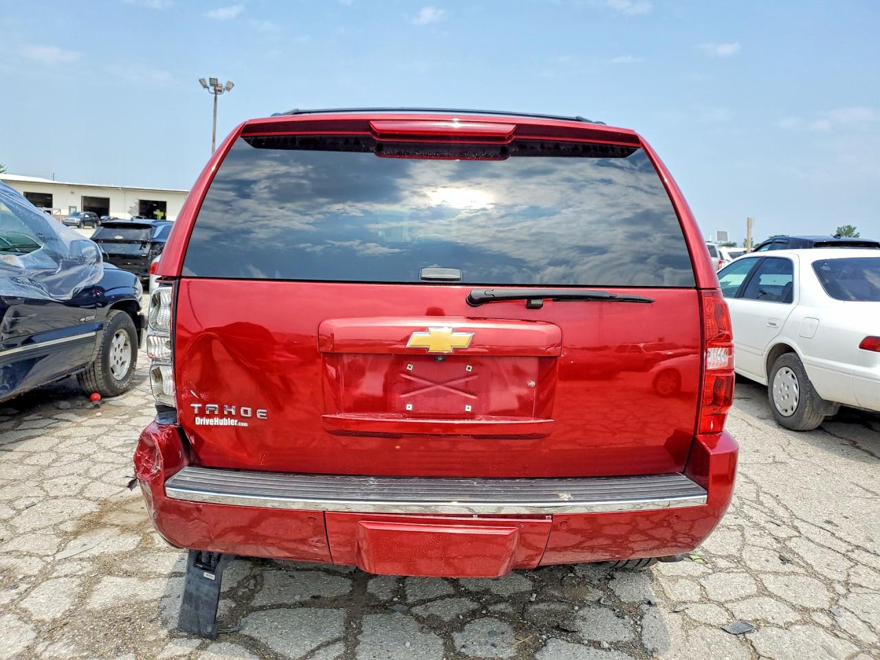 2014 Chevrolet Tahoe K1500 Ltz Red vin: 1GNSKCE06ER158771